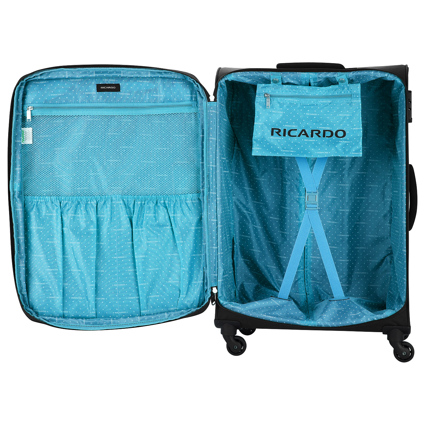 Чемодан средний M тканевый Ricardo Beverly Hills Annadel