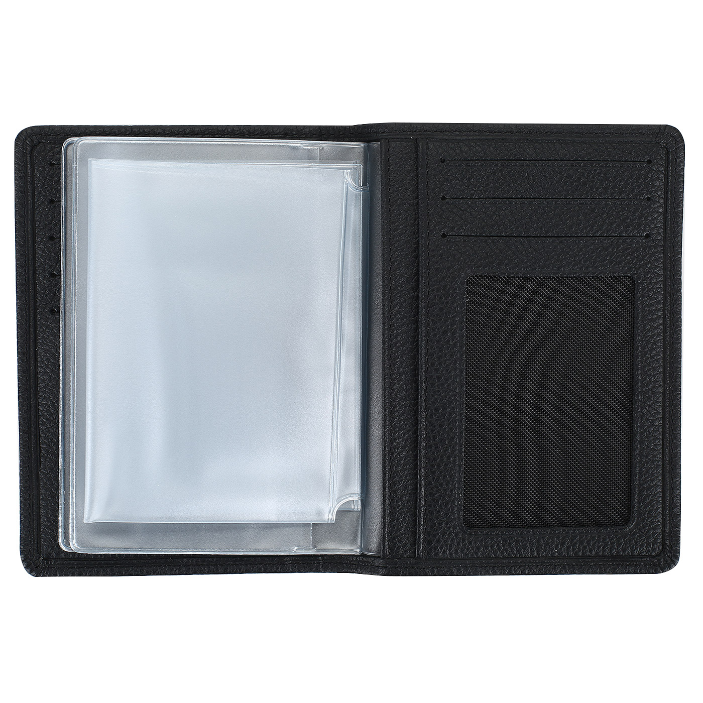 Обложка для автодокументов из зернистой кожи Neri Karra 