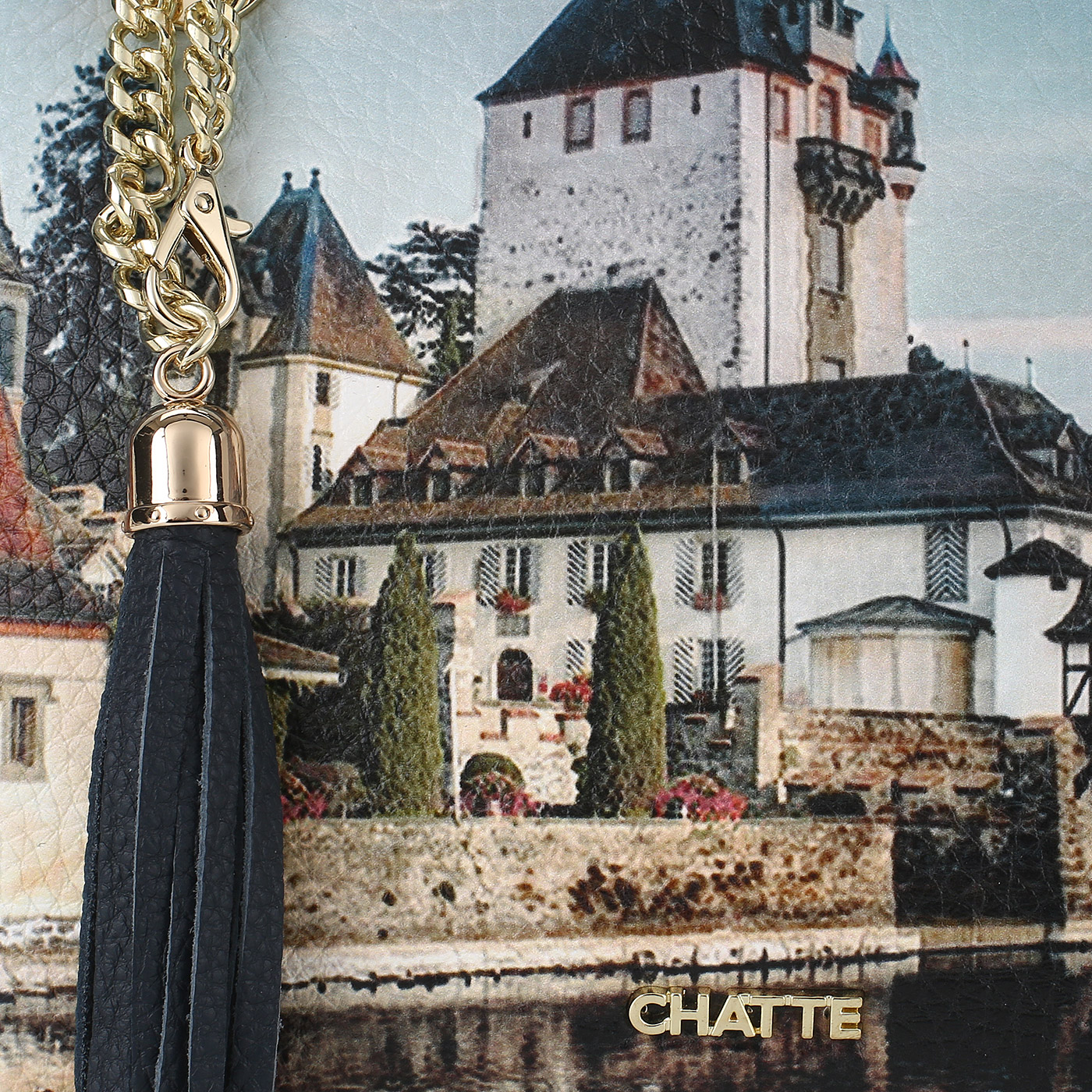 Сумка из зернистой кожи Chatte 