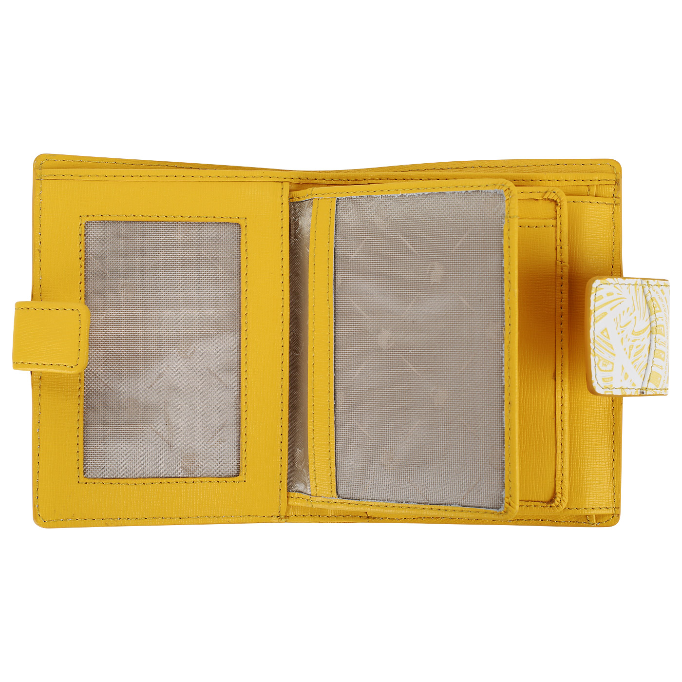 Компактный кожаный кошелек Chatte Bloom