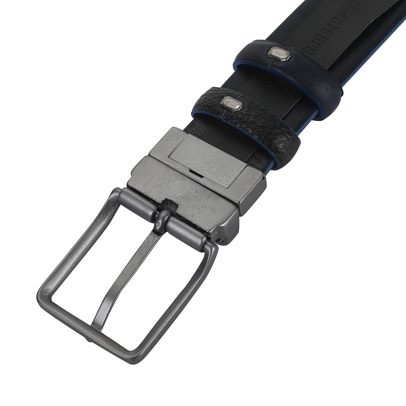 Черный кожаный ремень Piquadro B2S