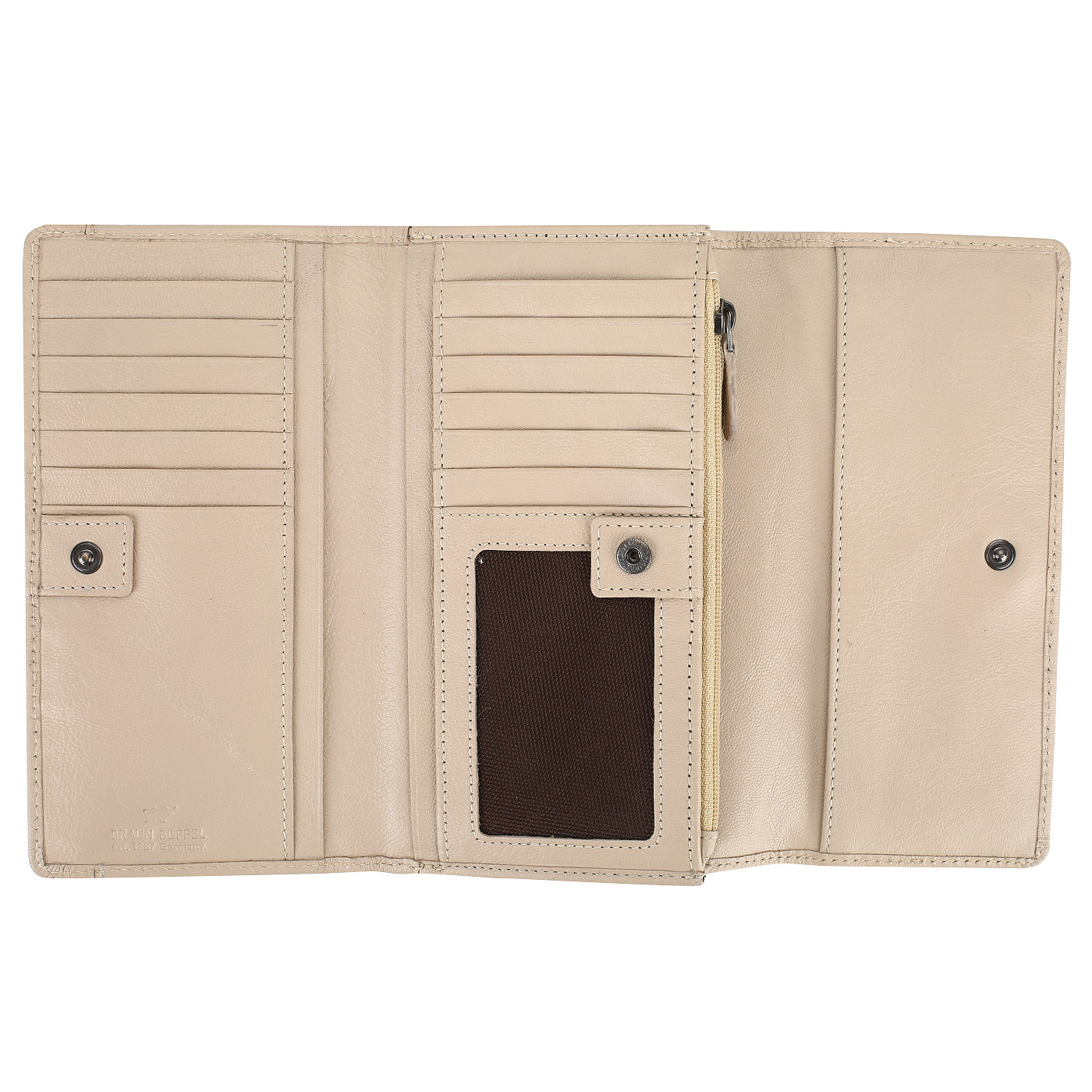 Кожаное портмоне на кнопке Braun Buffel Soave