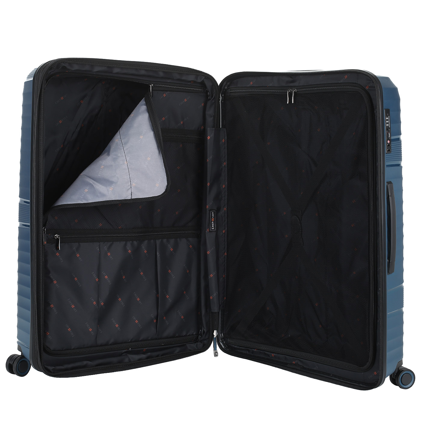 Чемодан большой L из полипропилена с кодовым замком Eberhart Elemental