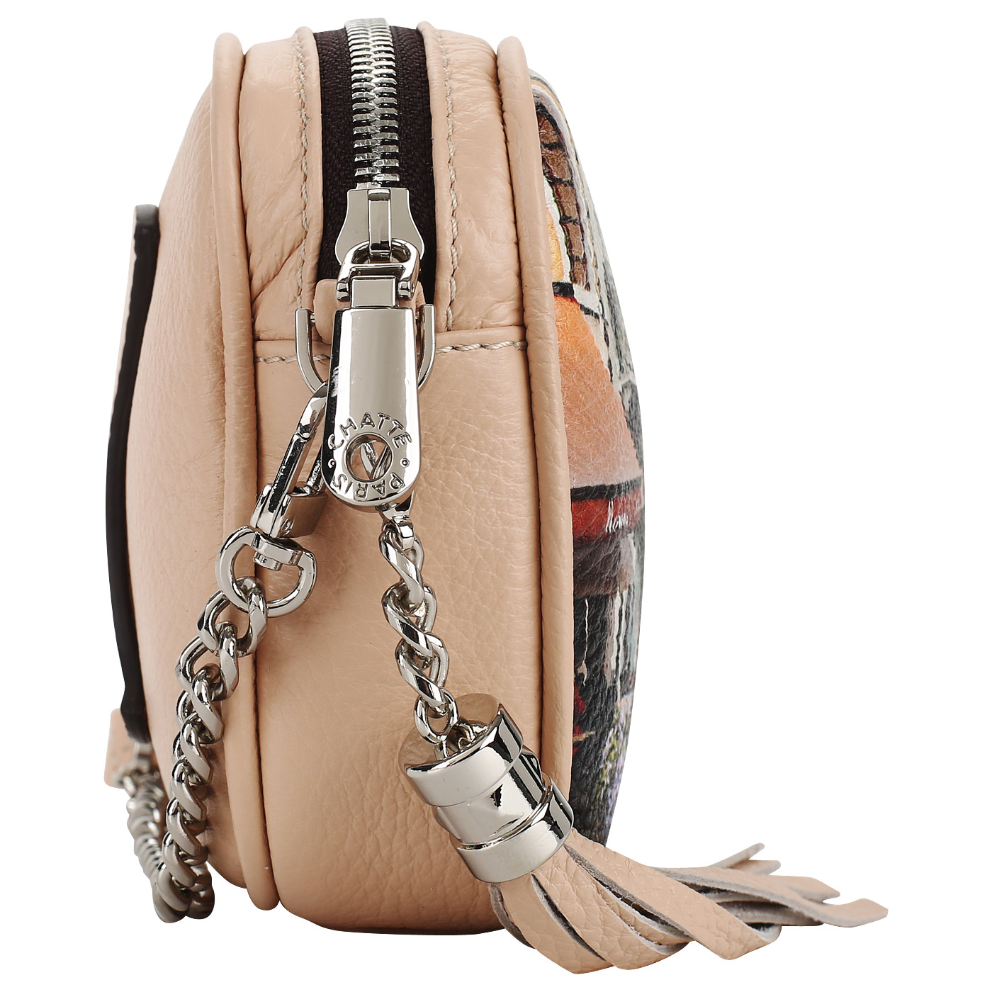 Кожаная сумочка через плечо Chatte 