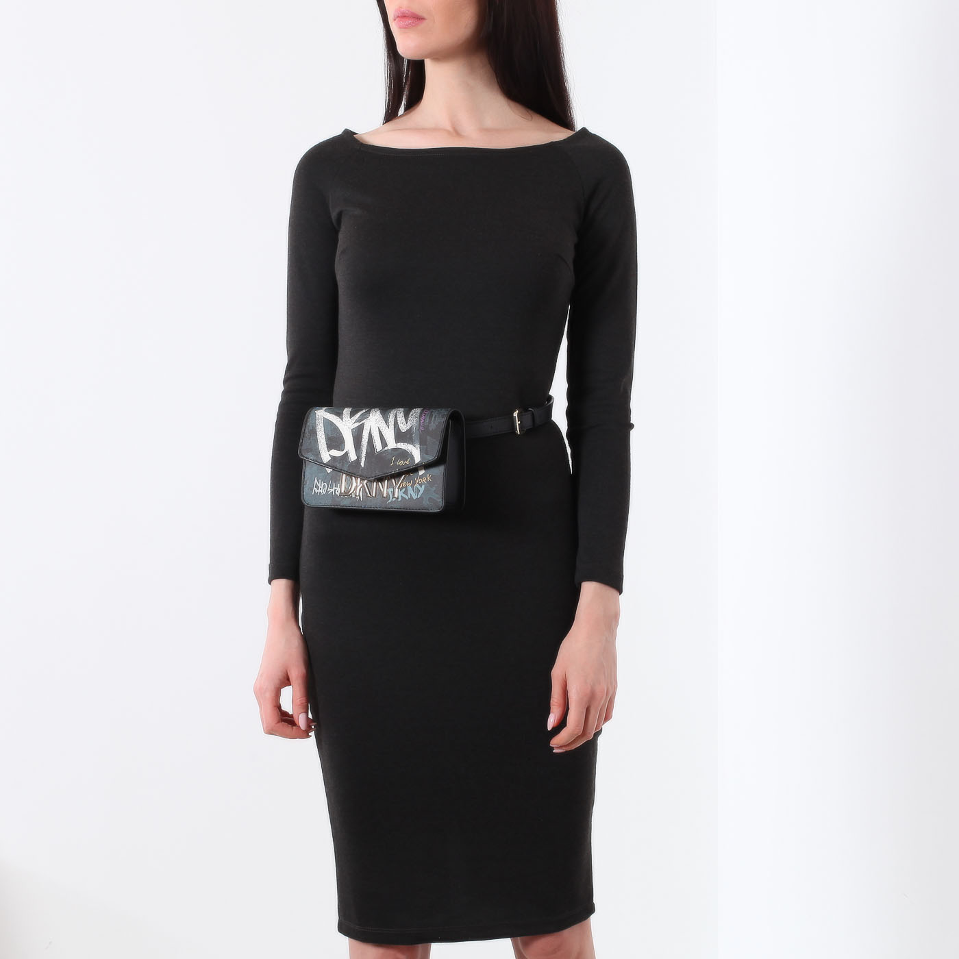 Поясная сумка с логотипом бренда DKNY Penelope