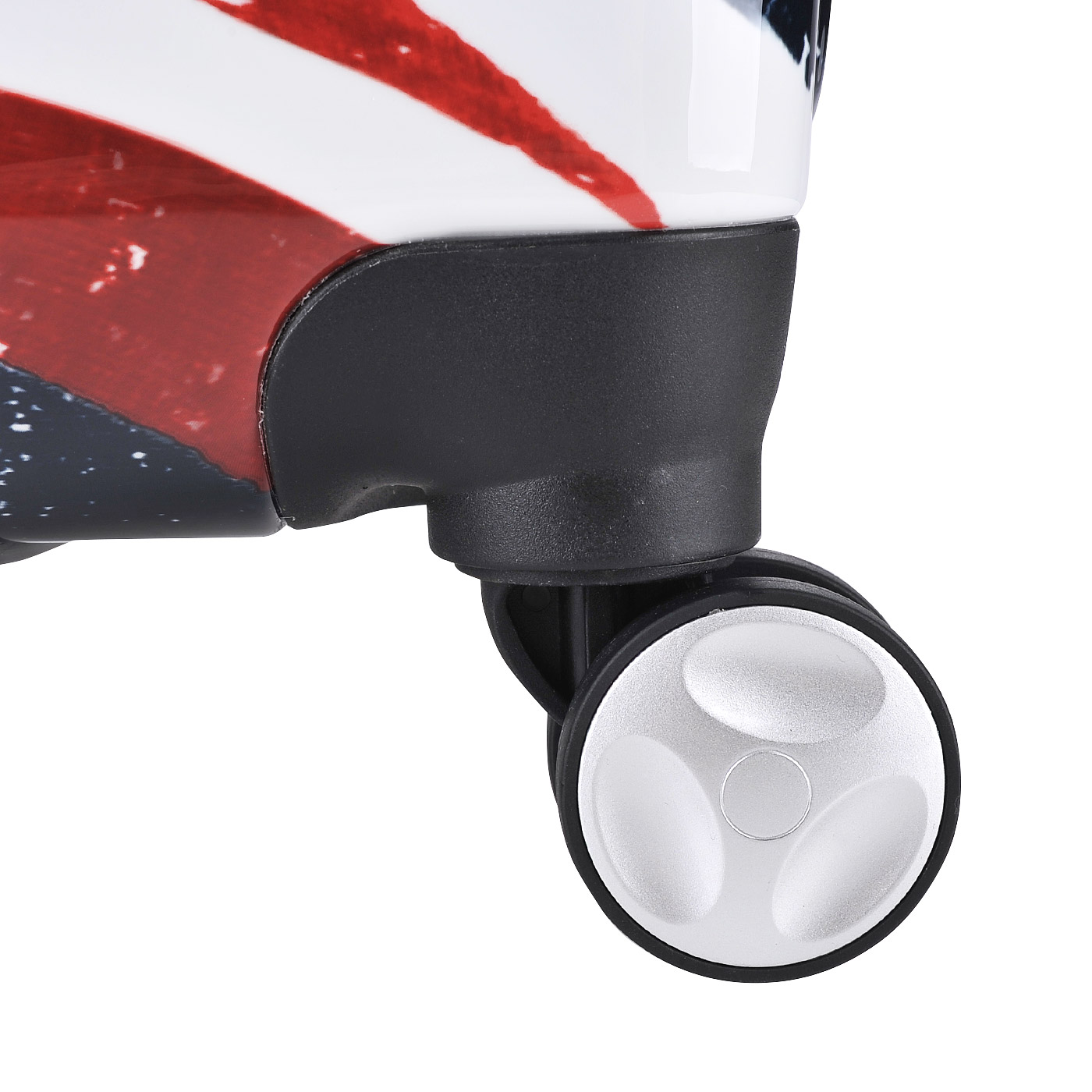 Чемодан маленький S из ABS-пластика Stevens British Flag