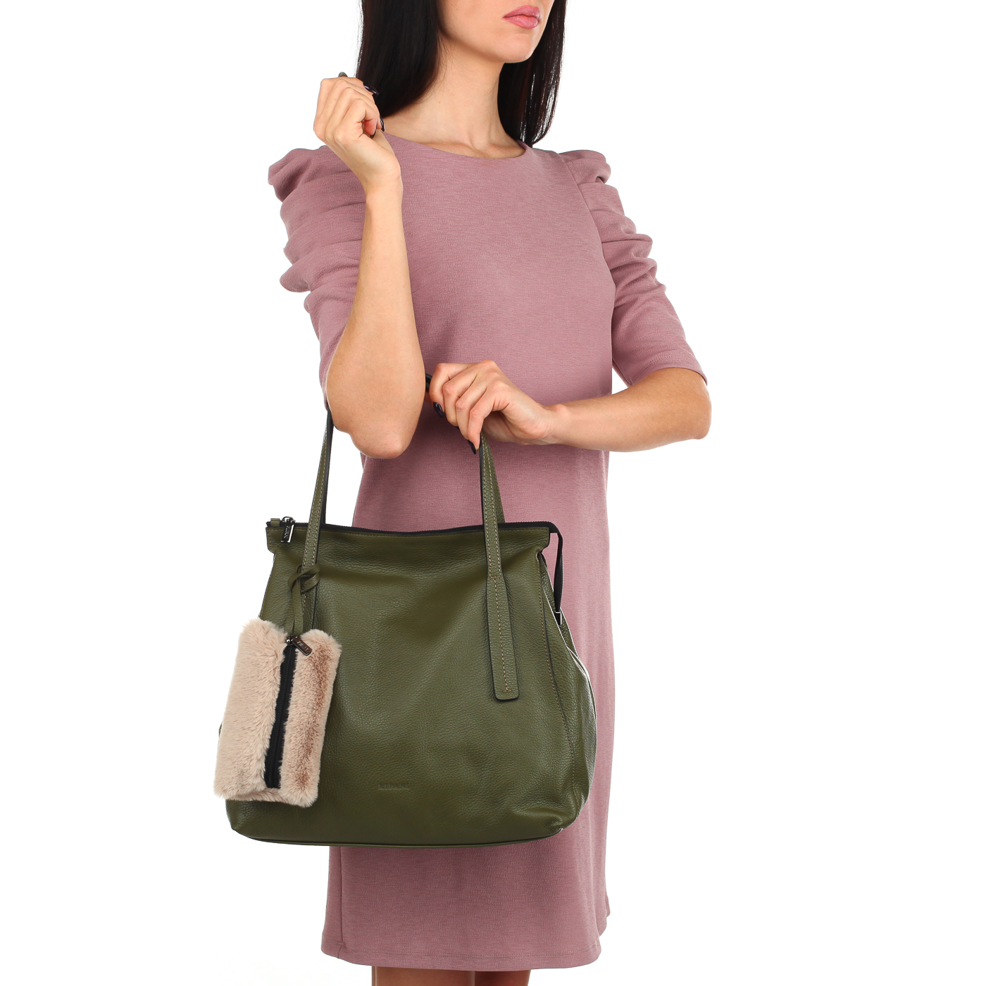 Вместительная сумка из мягкой кожи Ripani Zamia