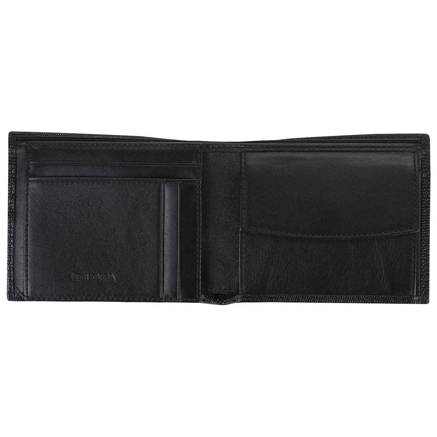 Компактное кожаное портмоне Neri Karra 