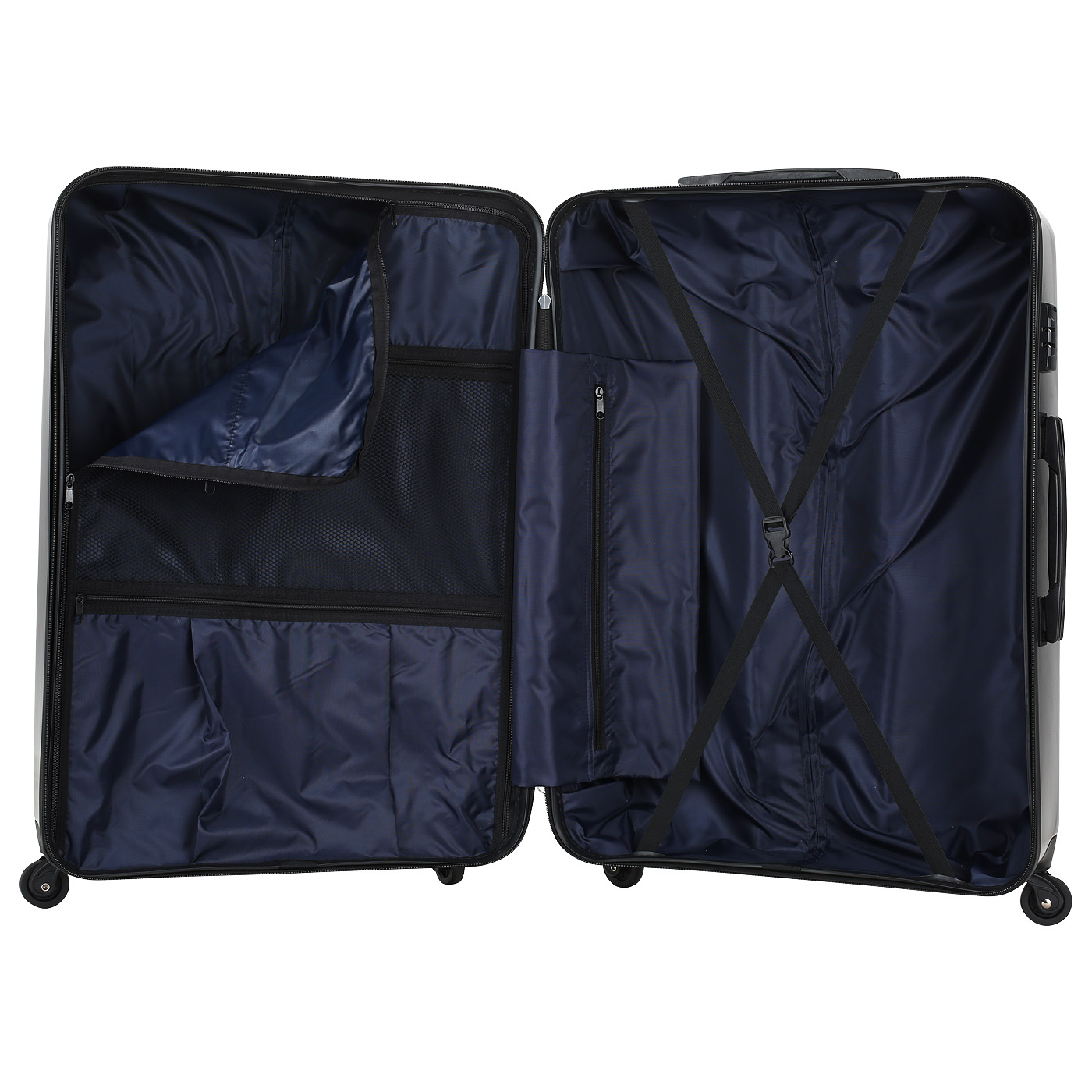 Чемодан большой L из ABS-пластика с кодовым замком Sun Voyage Palm