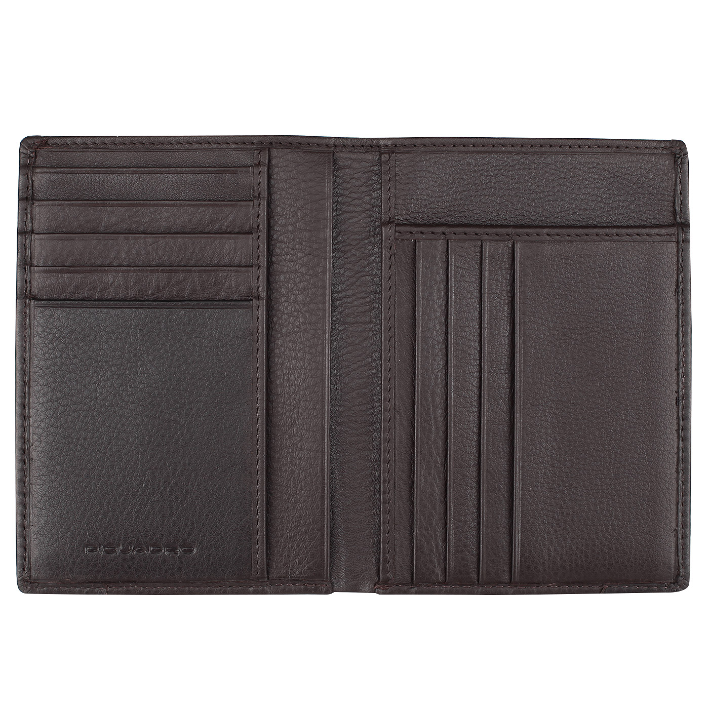 Мужское кожаное портмоне коричневого цвета Piquadro Pulse