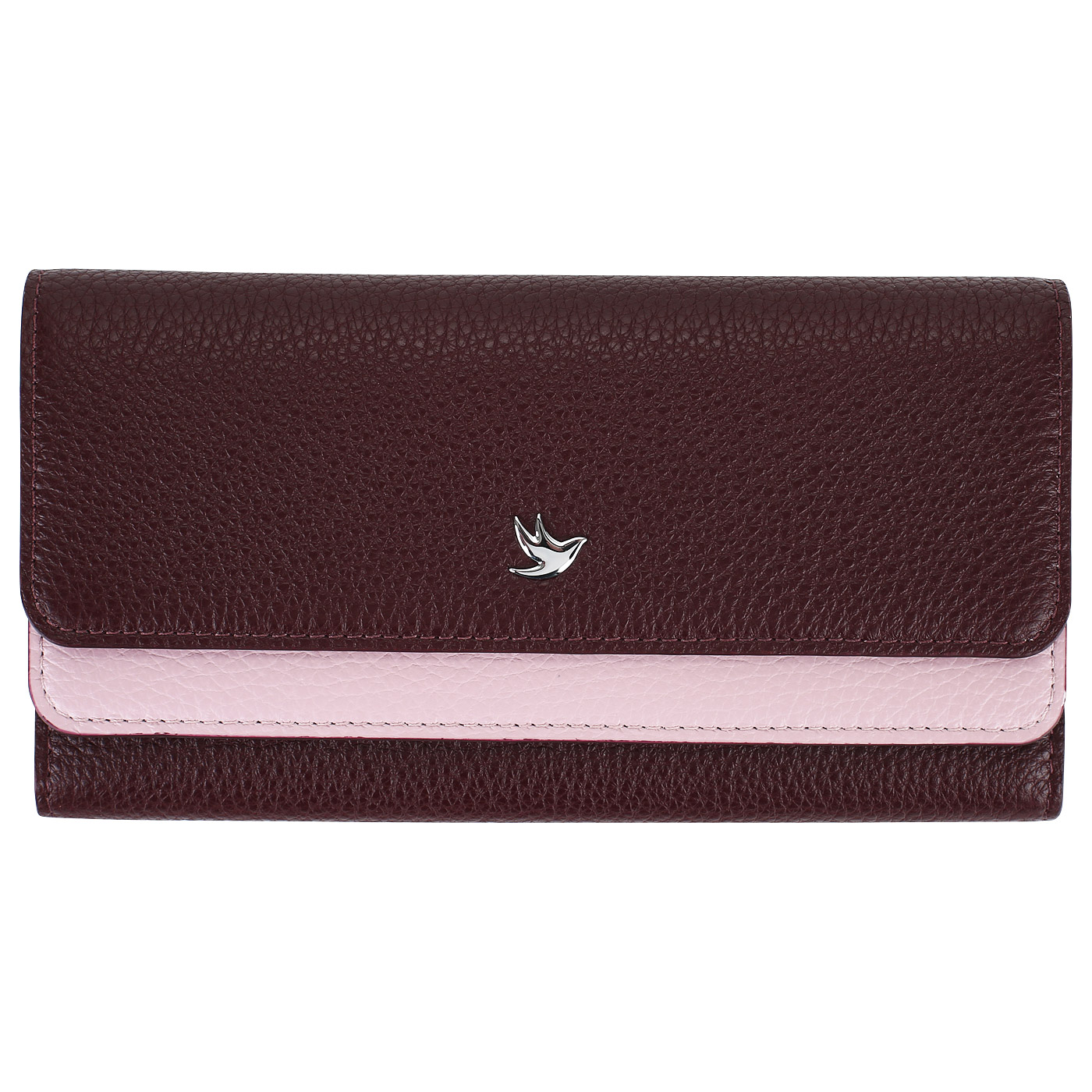 Aurelli Кожаное портмоне на кнопках