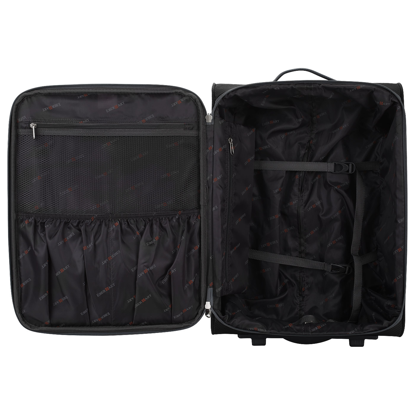 Чемодан маленький S тканевый Eberhart Oxygen