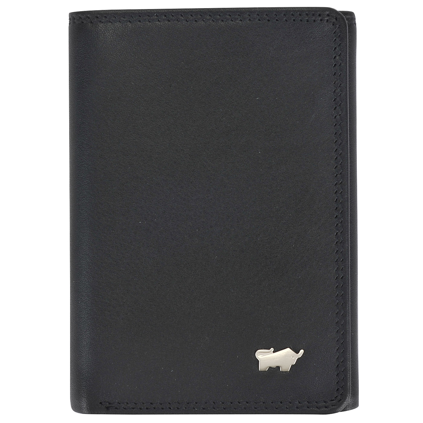 Braun Buffel Мужское компактное портмоне из натуральной кожи