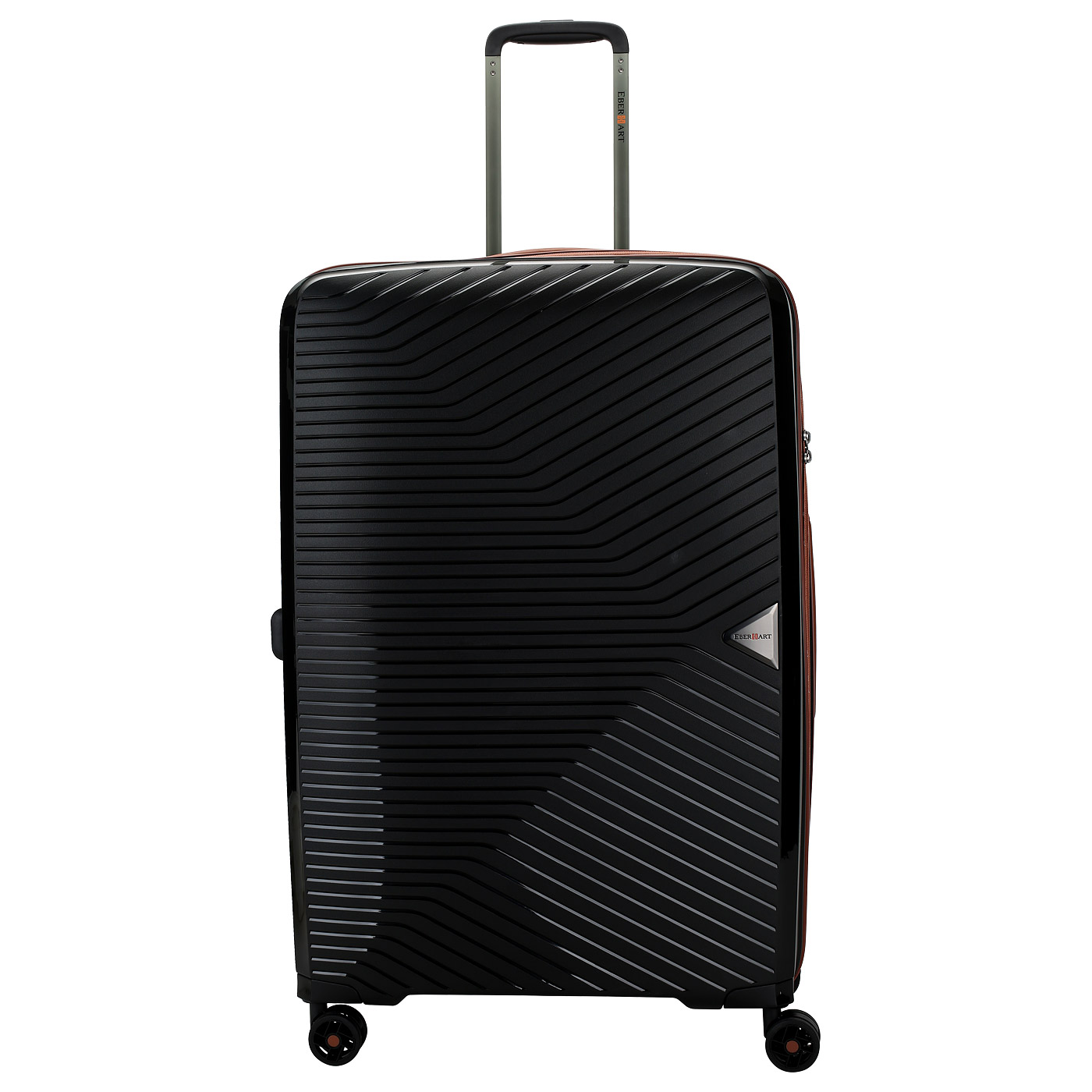 Чемодан большой L из полипропилена с кодовым замком Eberhart Delight DLX