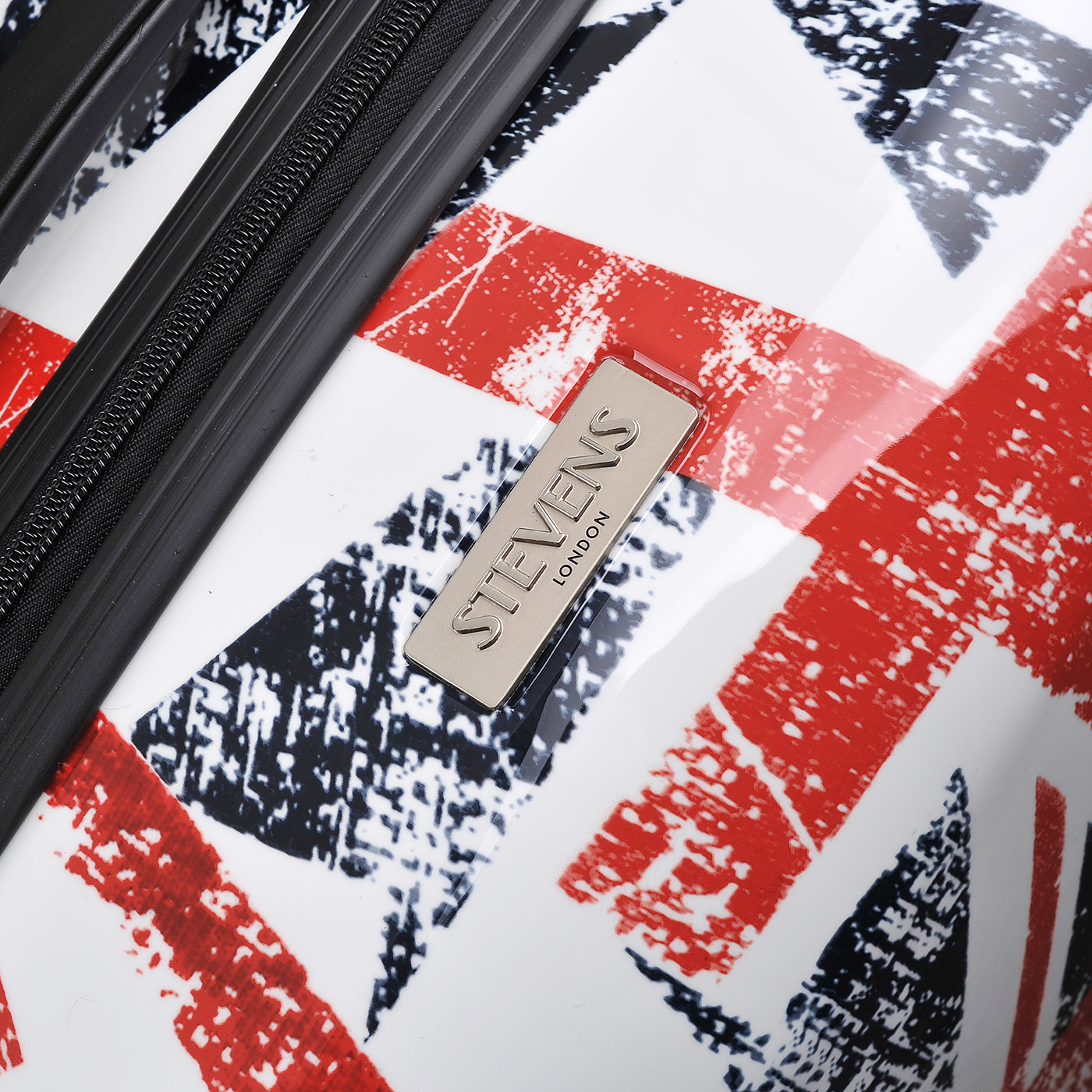 Чемодан маленький S из ABS-пластика Stevens British Flag