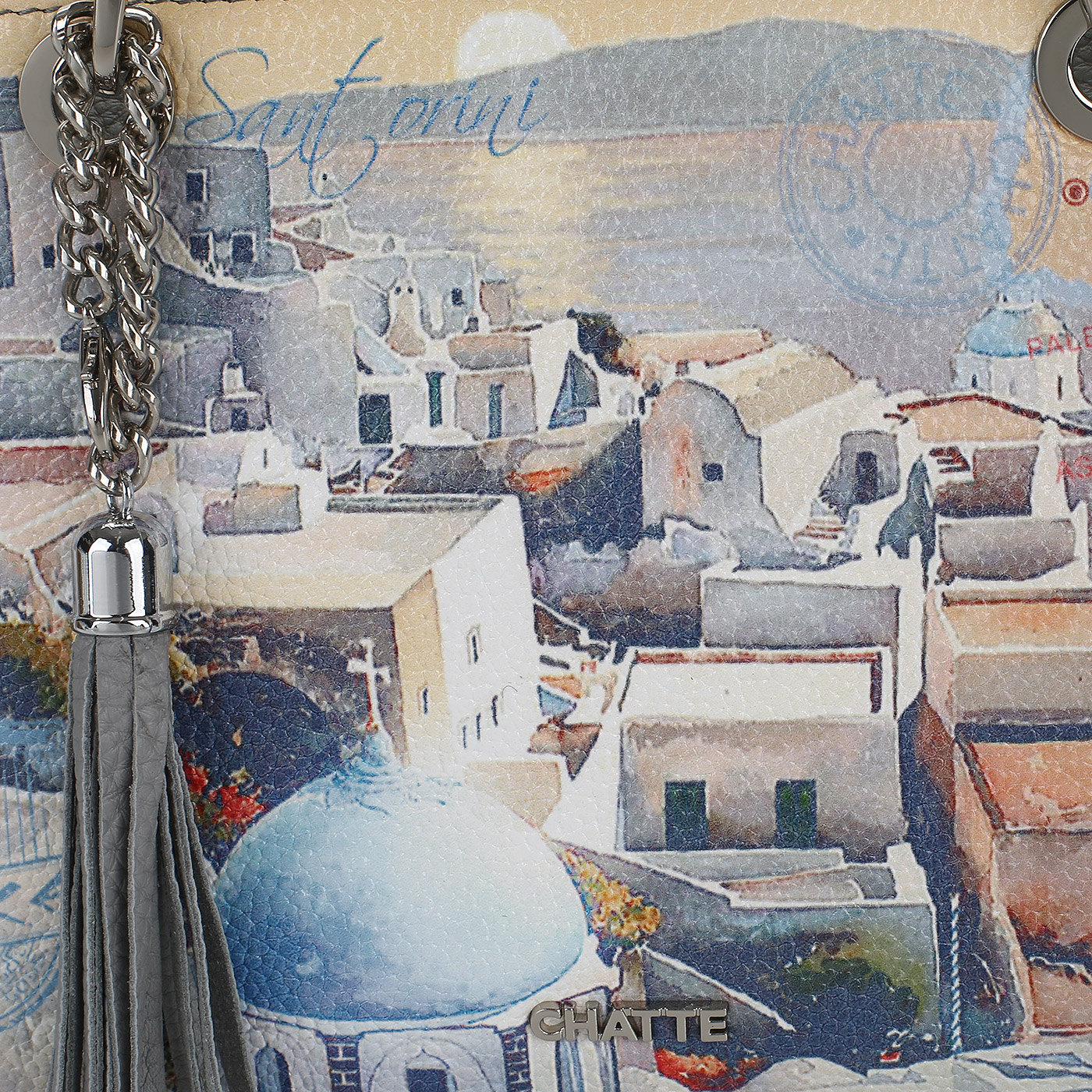 Сумка на молнии с принтом Chatte Lille