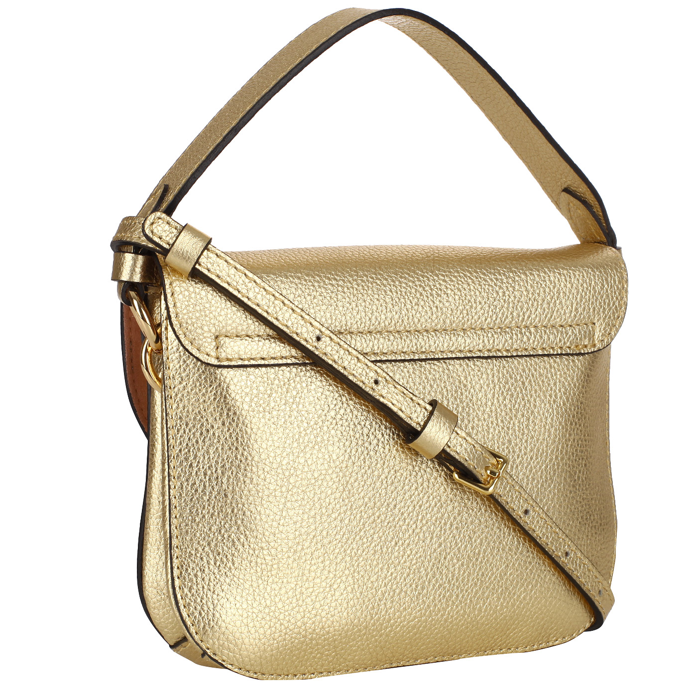 Золотистая сумочка Coccinelle Mignon