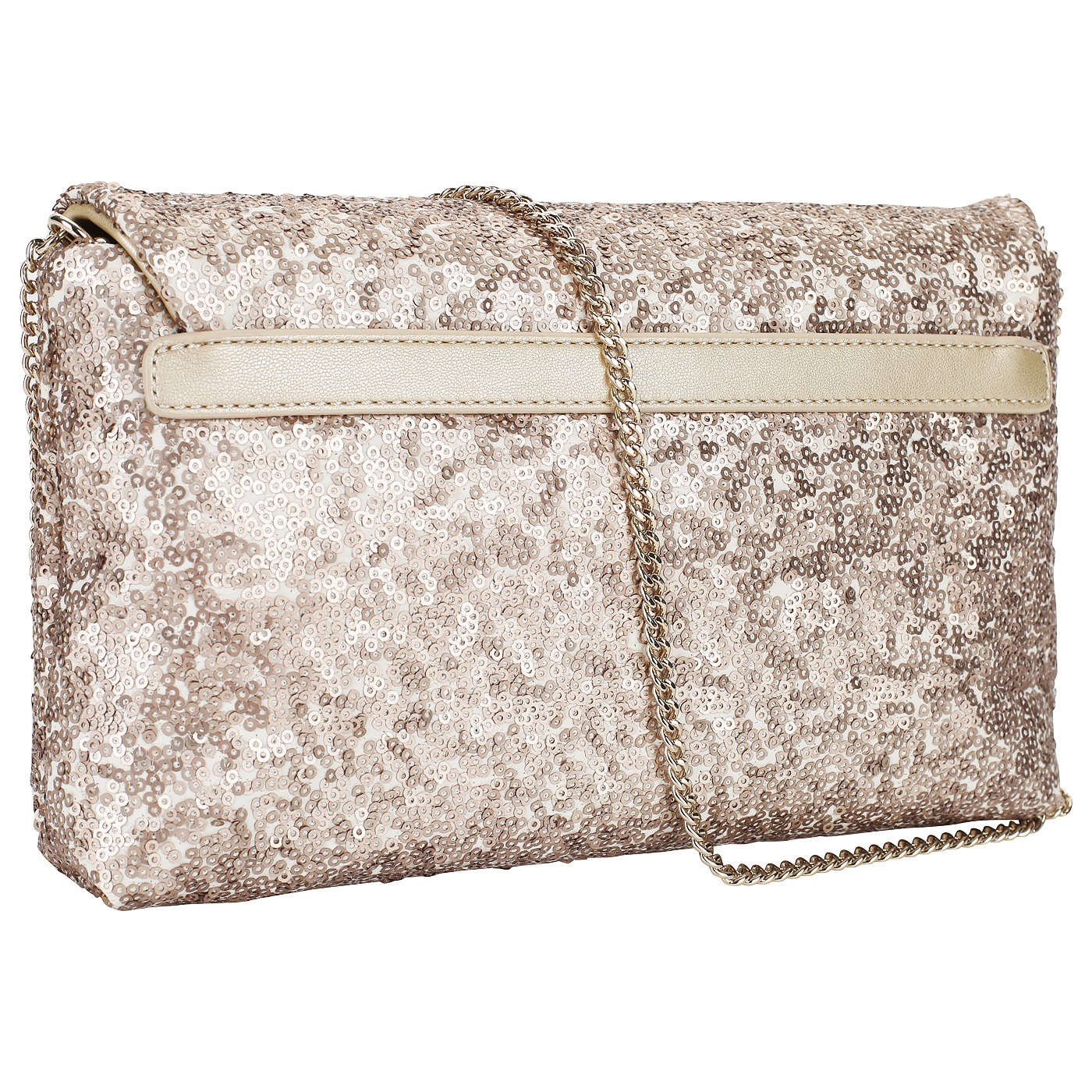 Женская сумка на плечевой цепочке Love Moschino Love Sequins