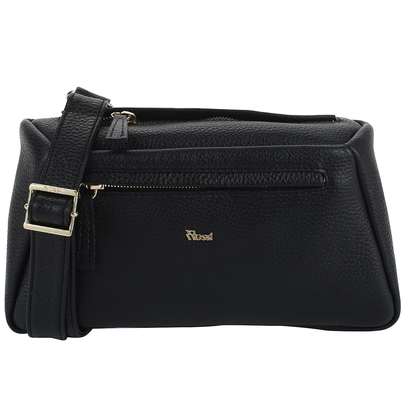 Bruno Rossi Черная сумка на пояс
