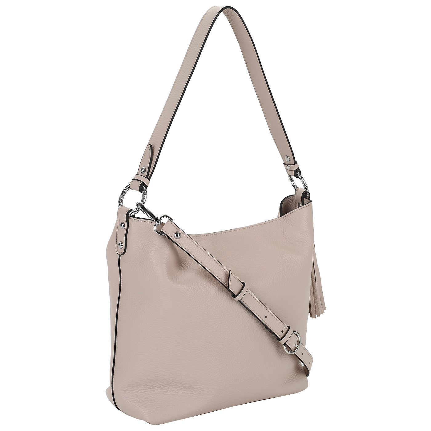 Сумка-хобо из мягкой кожи Chatte Marseille