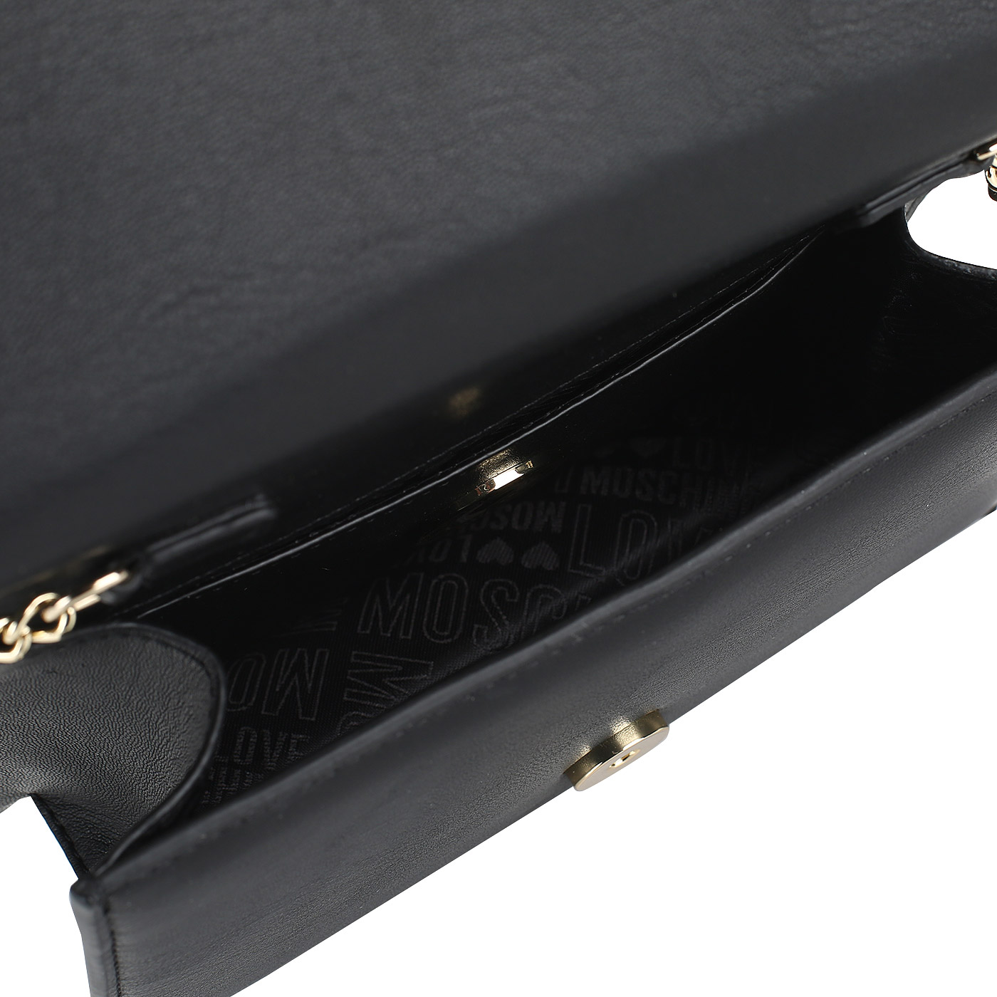 Клатч с декором Love Moschino Evening bag