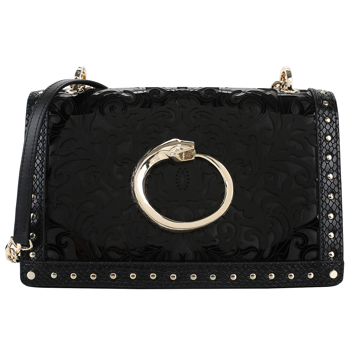 Cavalli Class Лакированная сумочка