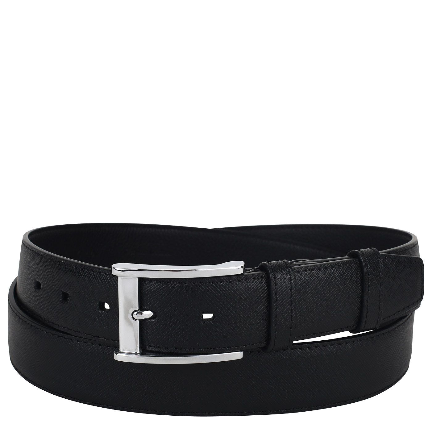 Neri Karra Ремень из черного сафьяна