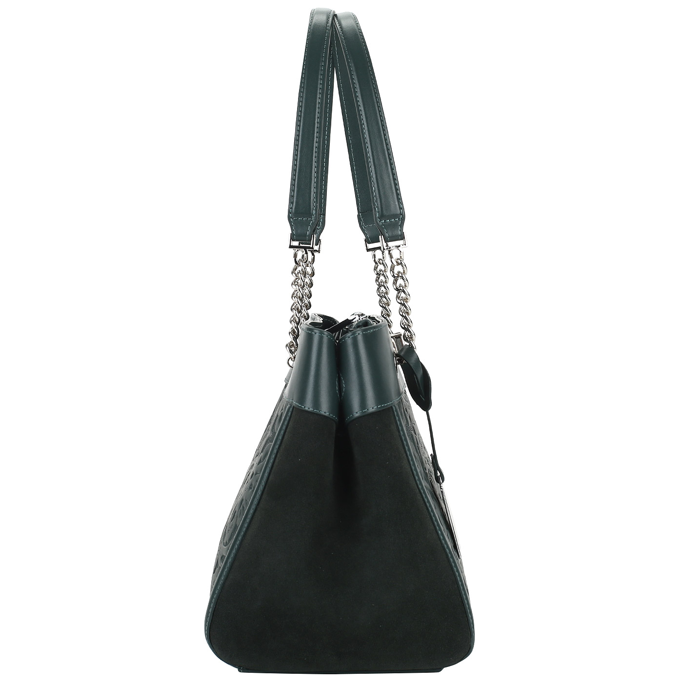 Комбинированная сумка с тиснением Aurelli 