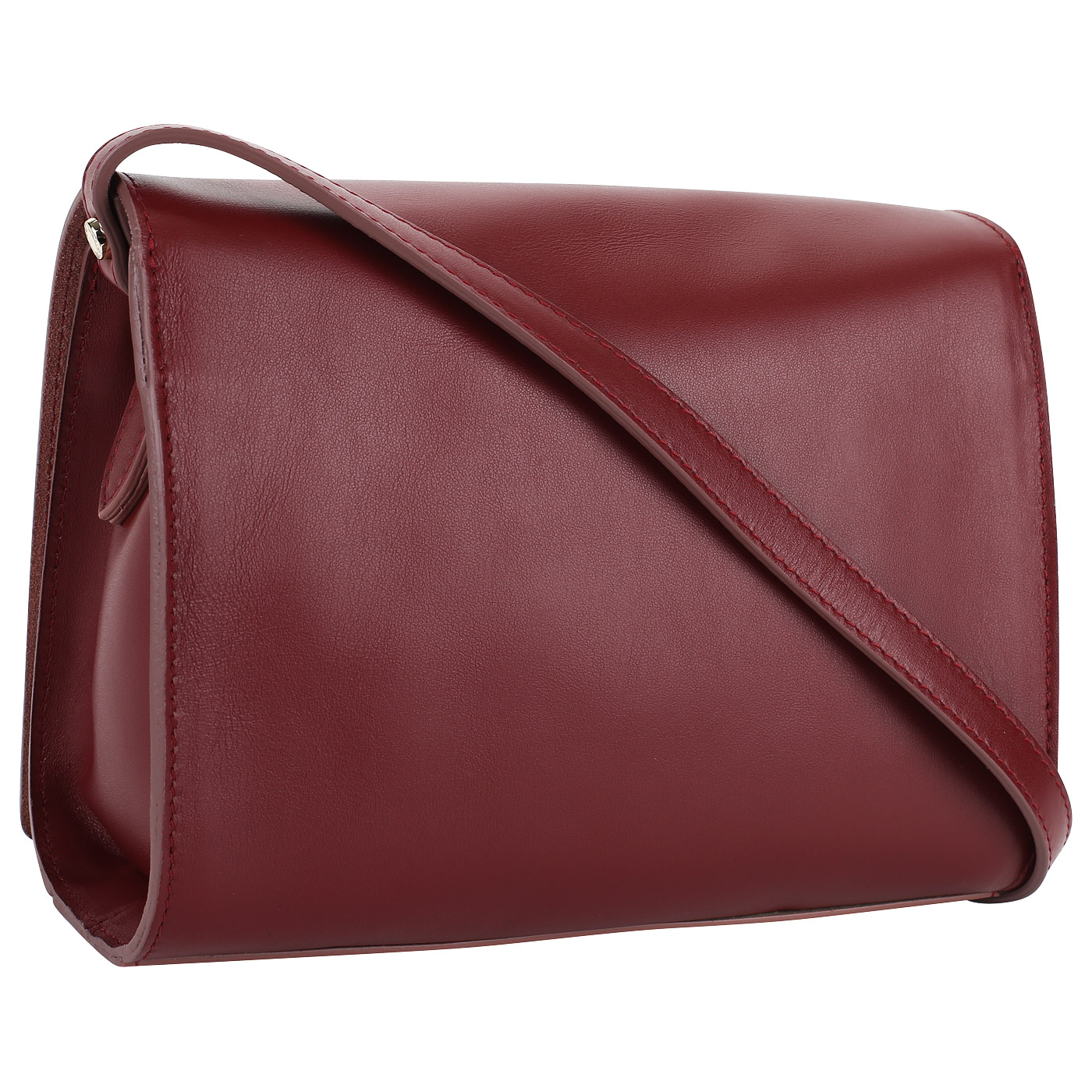 Бордовая кожаная сумочка Roberta Gandolfi Risotto