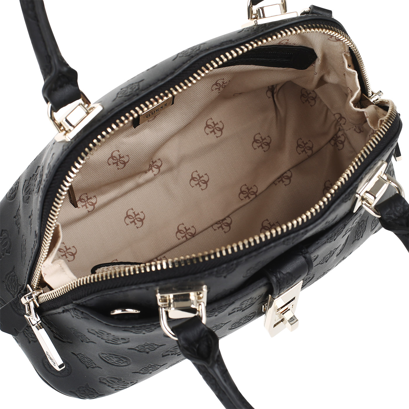 Классическая сумка с тиснением Guess Peony Classic