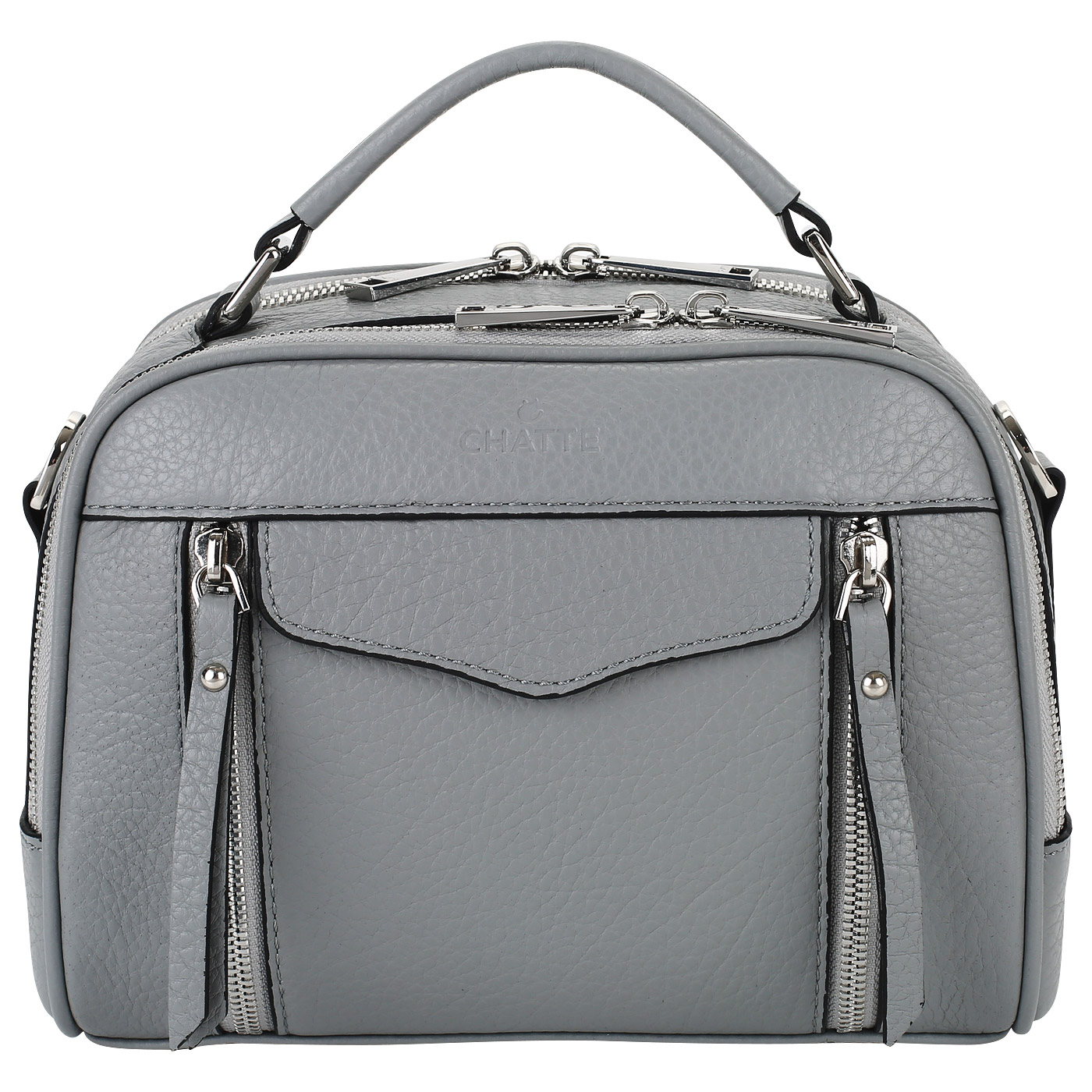 Chatte Кожаная сумка на двойной молнии