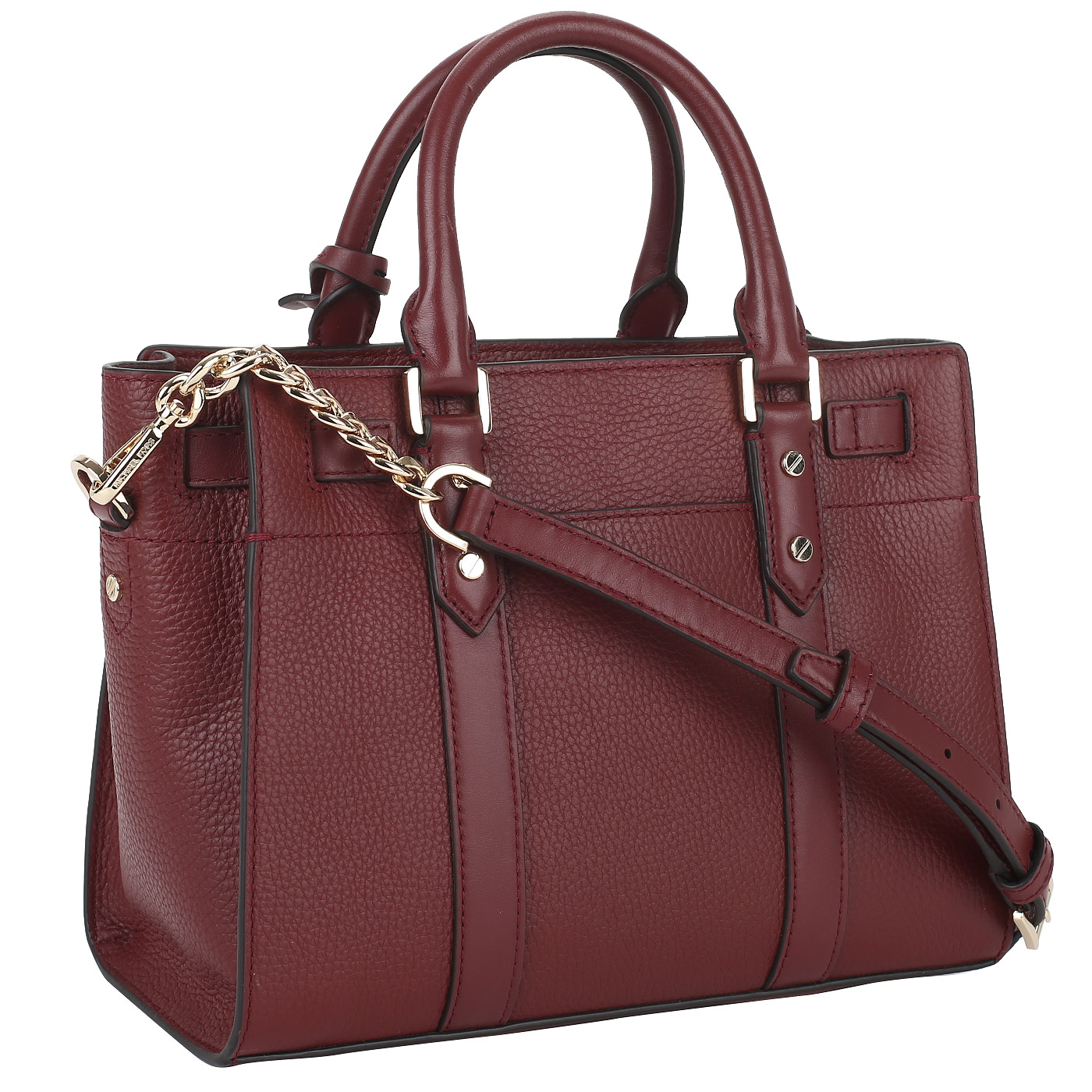 Сумка с брелоком Michael Kors Nouveau Hamilton