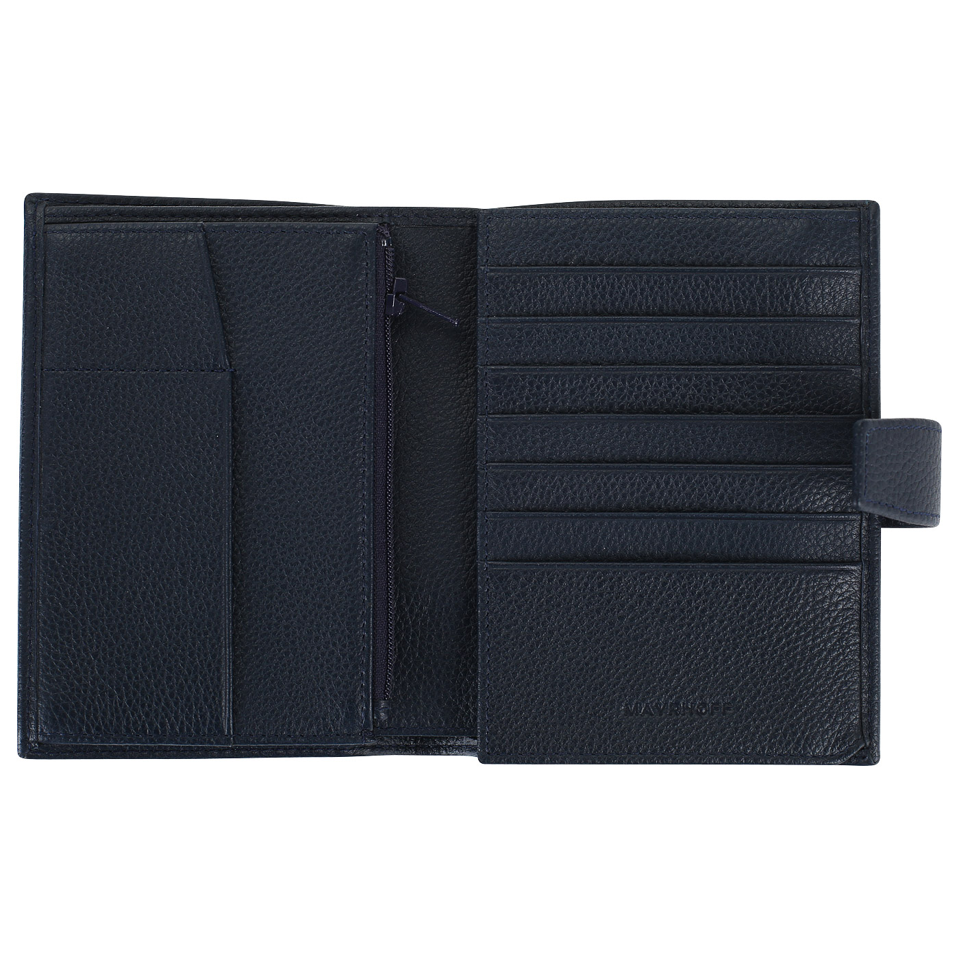 Кожаное портмоне на кнопке Mayrhoff Berlin