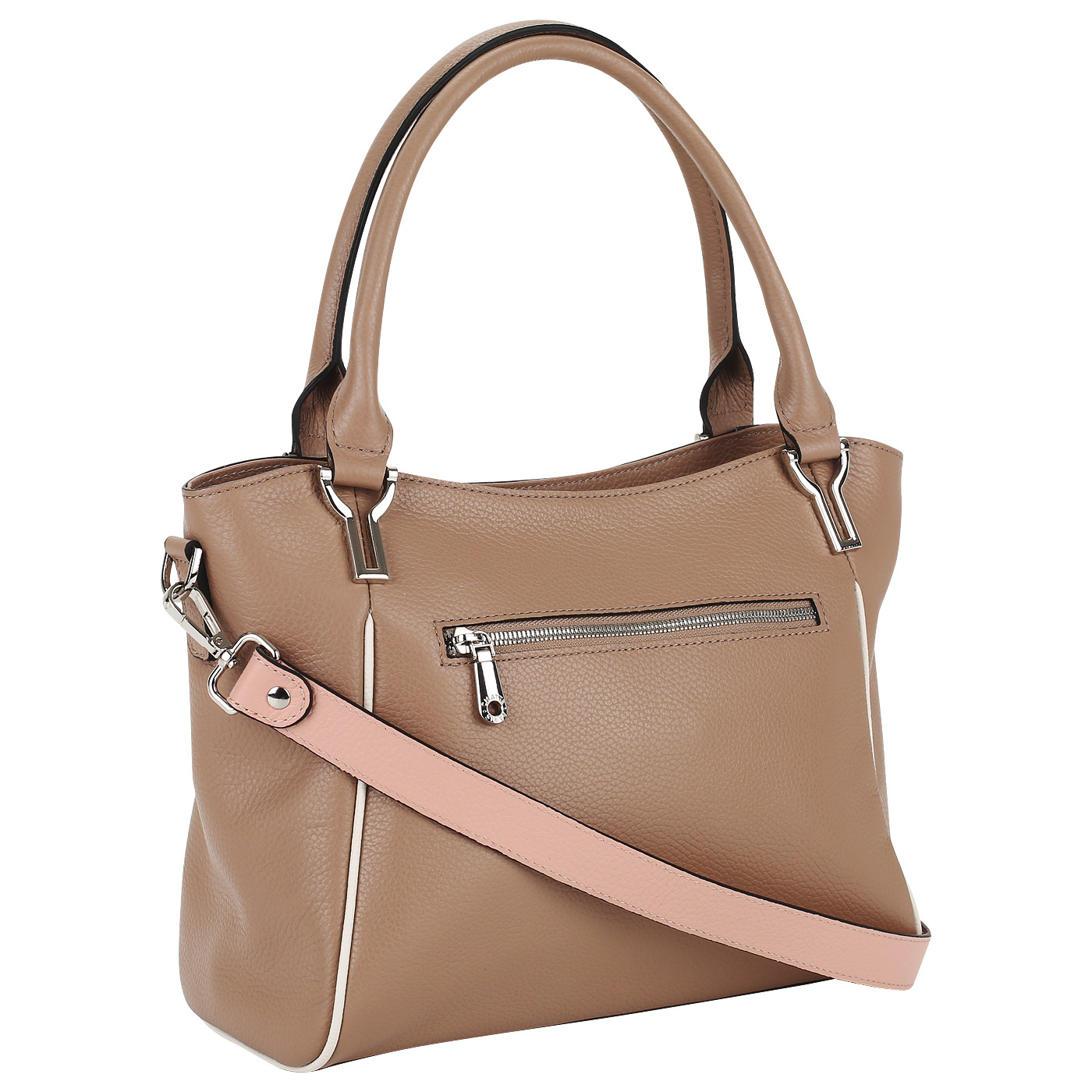 Кожаная сумка на молнии Chatte Marseille