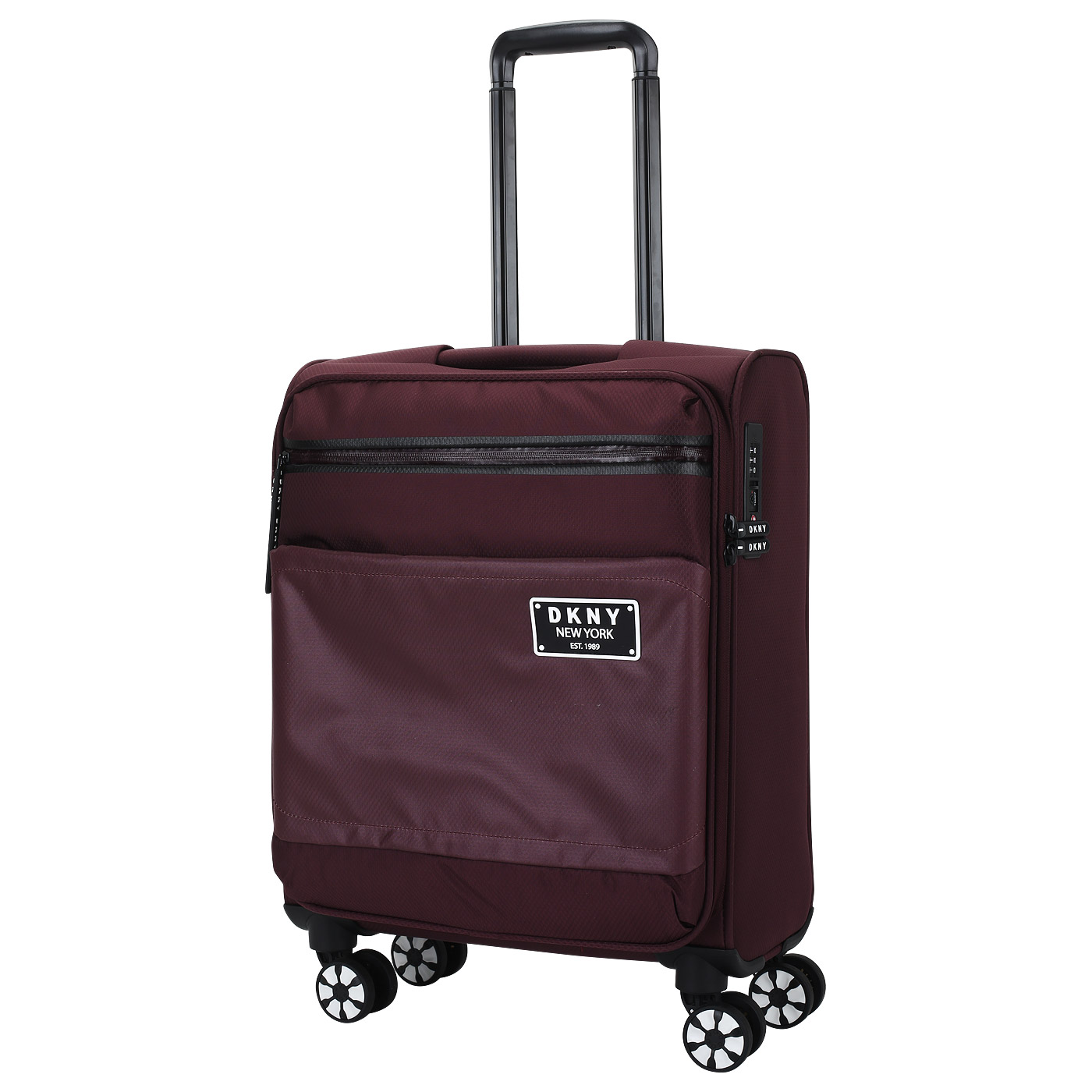 DKNY Чемодан маленький S тканевый с кодовым замком
