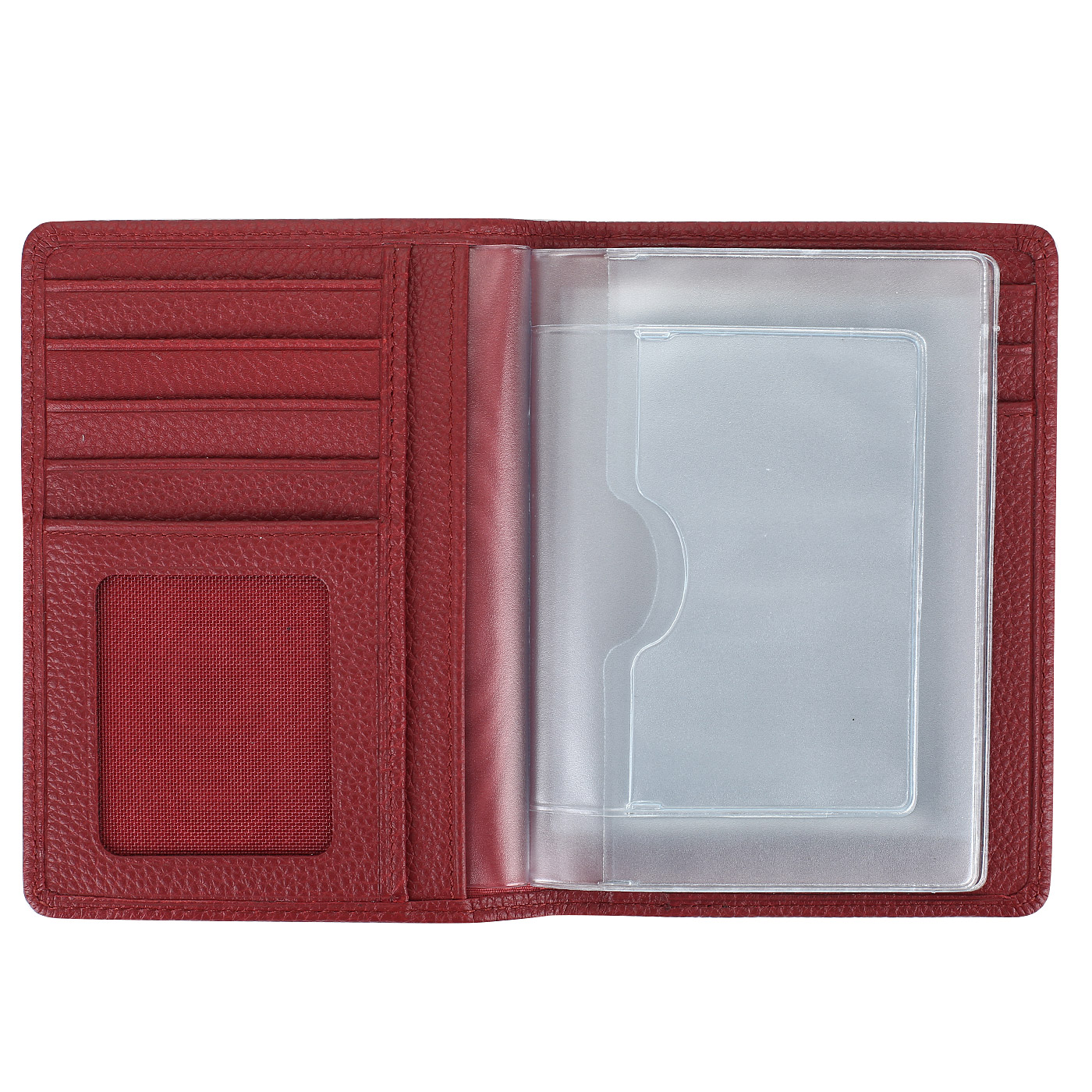 Обложка для автодокументов из зернистой кожи Neri Karra 