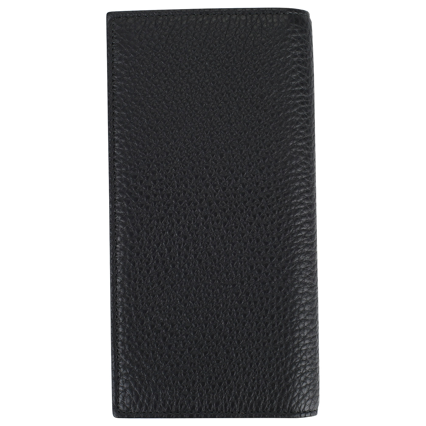 Черное кожаное портмоне без застежки Mayrhoff Witten