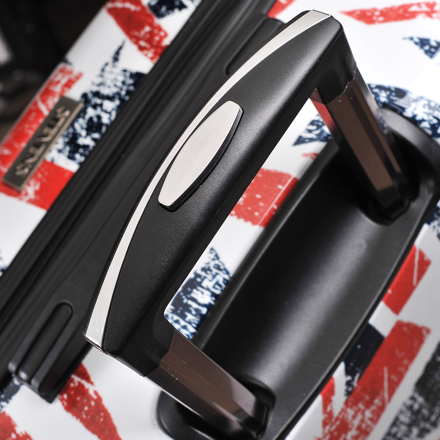 Чемодан маленький S из ABS-пластика Stevens British Flag