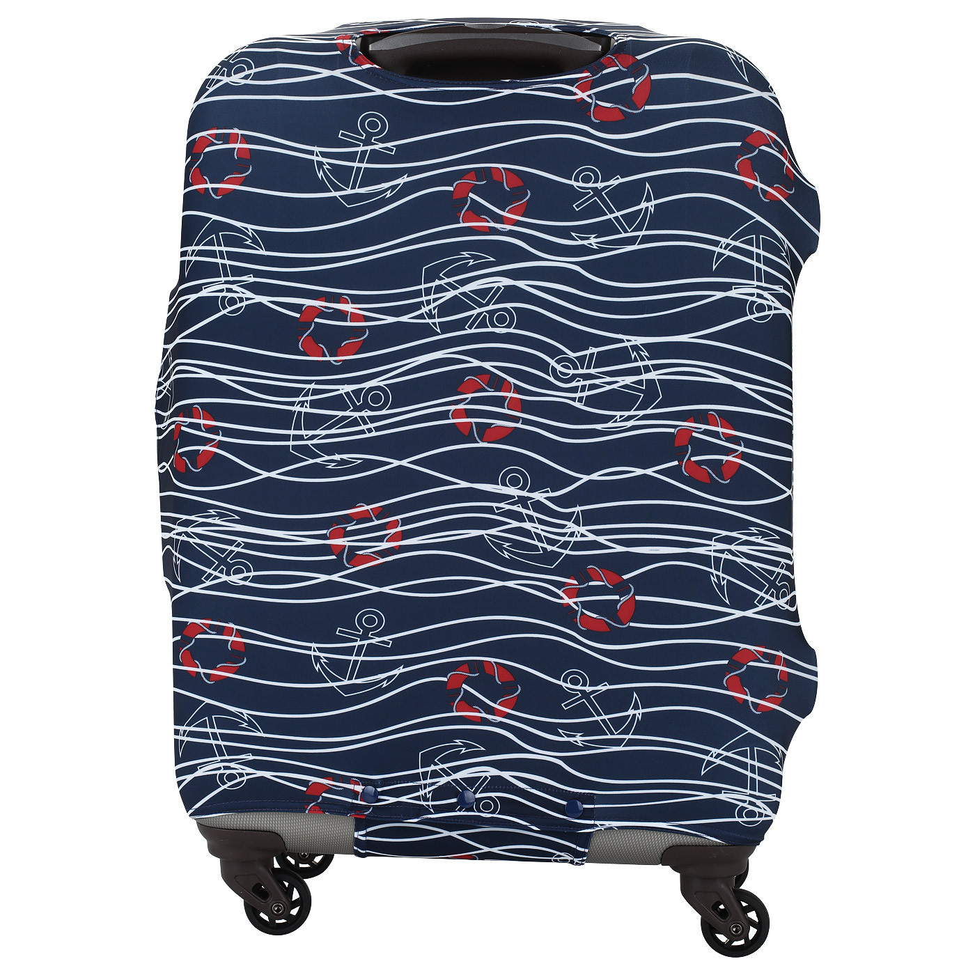 Синий чехол на чемодан Eberhart Frequency Target