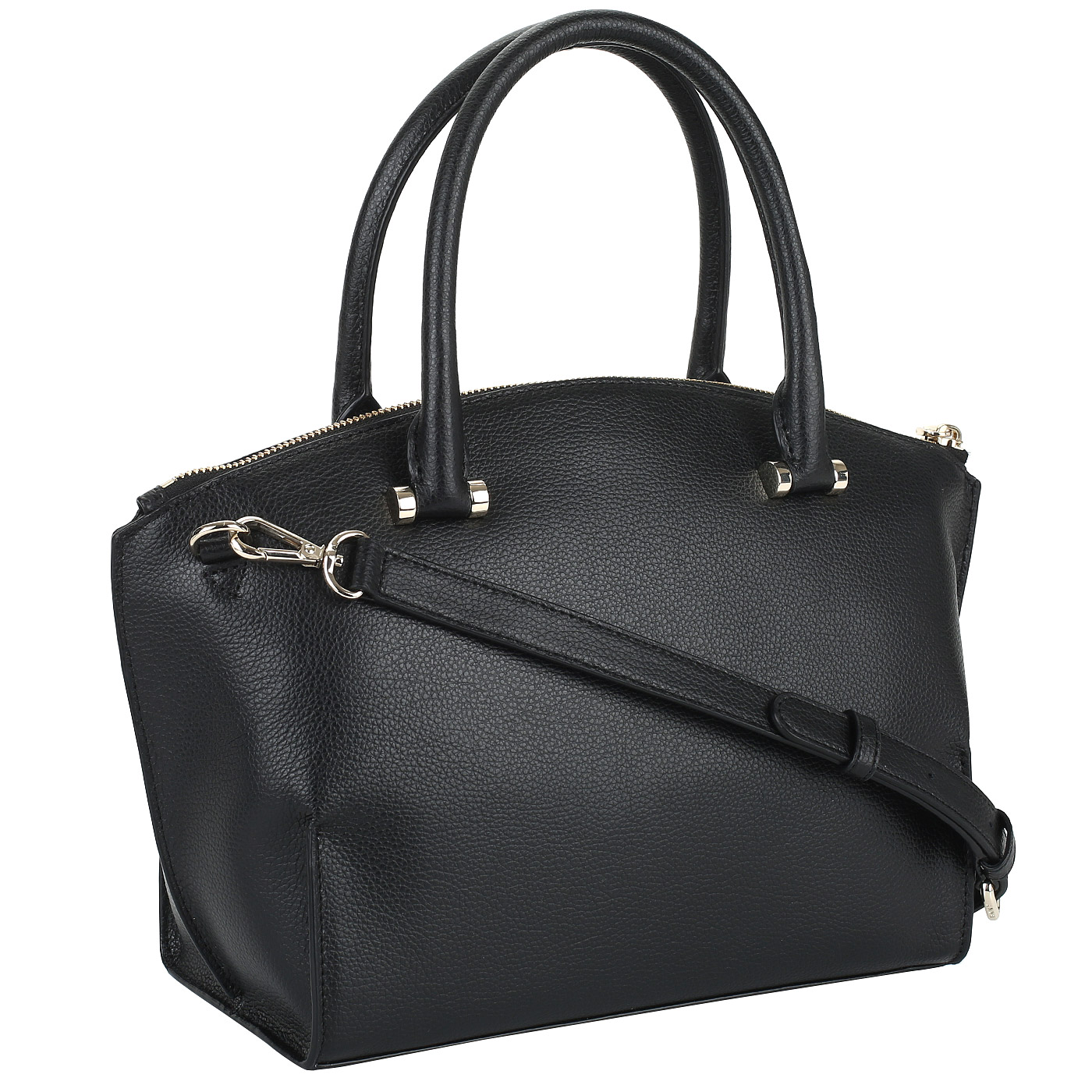 Кожаная сумка на молнии DKNY Elissa