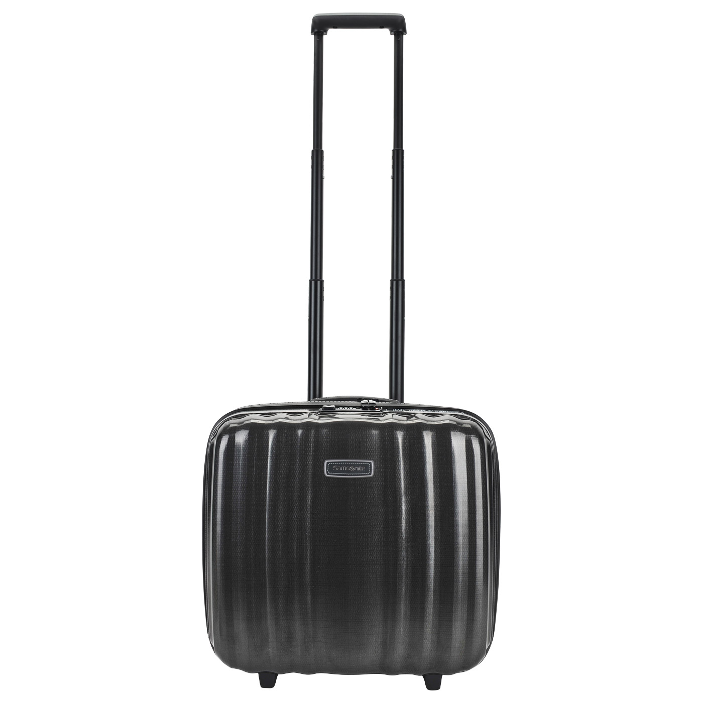 Чемодан маленький S из материала Curv с кодовым замком Samsonite Lite-Cube Dlx