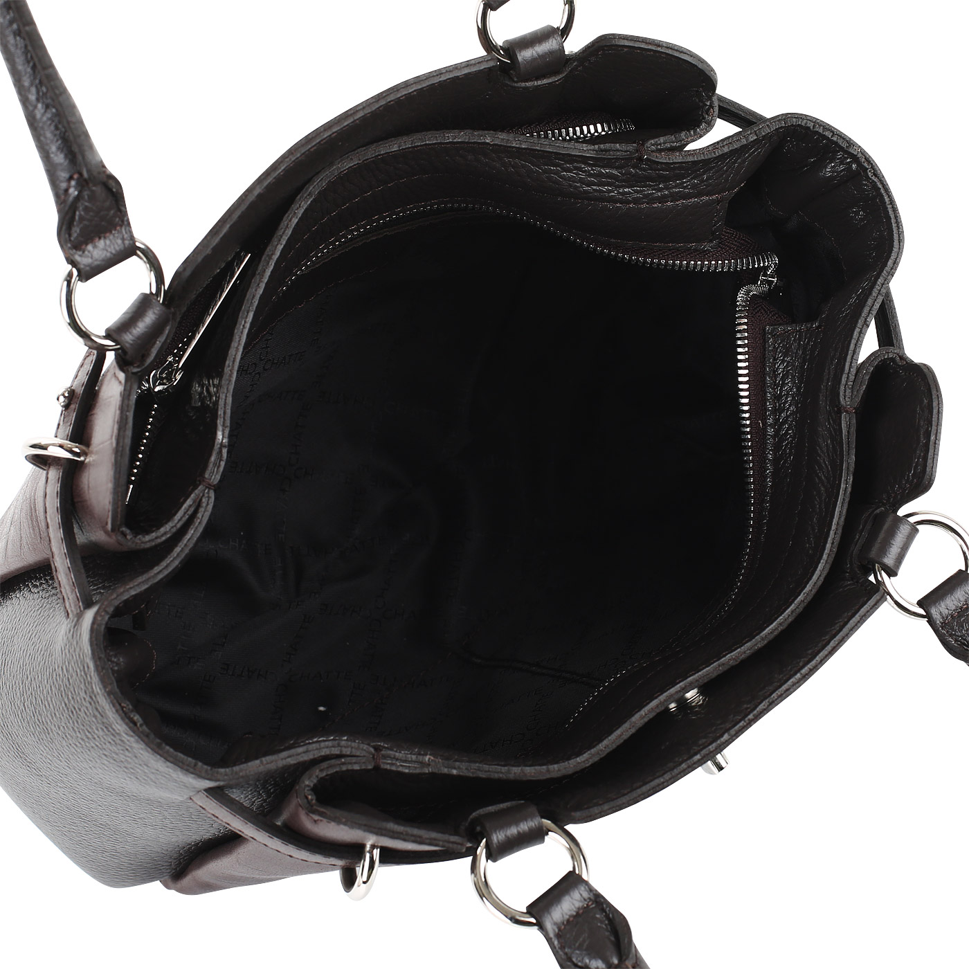 Сумка с отделкой под крокодиловую кожу Chatte 