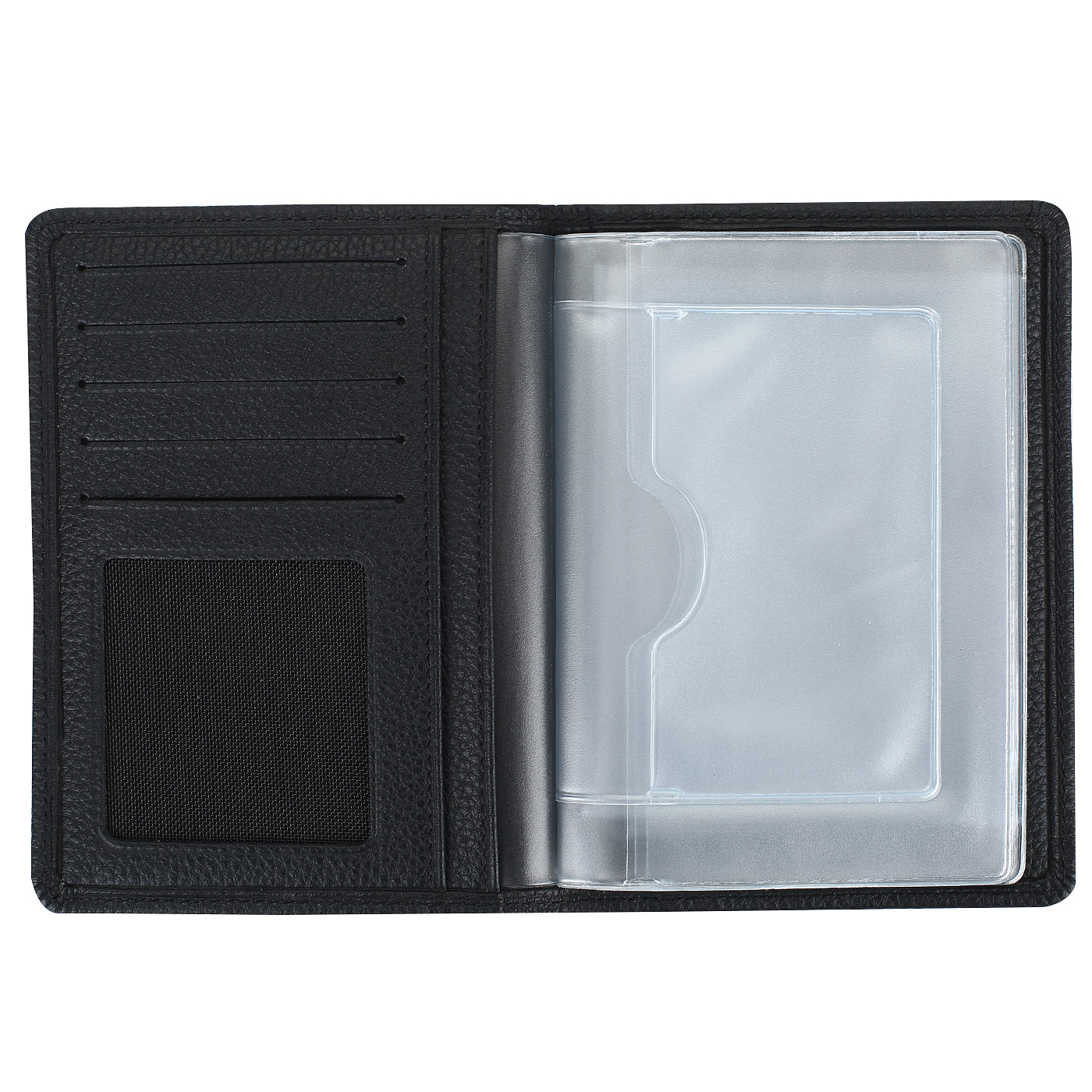 Обложка для автодокументов из зернистой кожи Neri Karra 