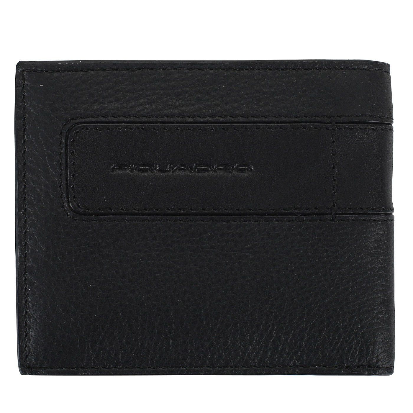 Черное кожаное портмоне Piquadro Bae