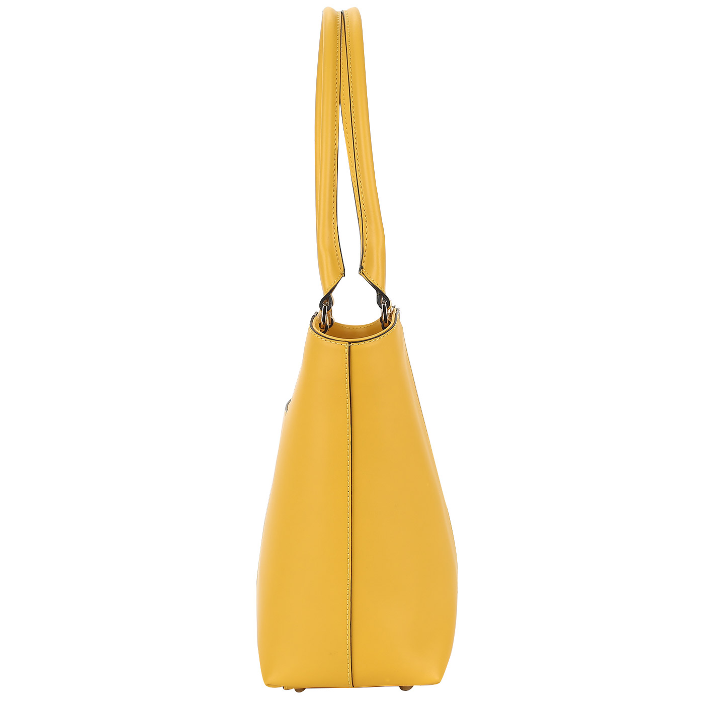 Желтая кожаная сумка с длинными ручками Ripani Aninga