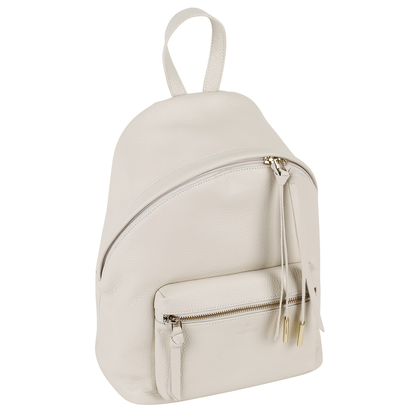 Кожаный рюкзак на молнии Aurelli Soft