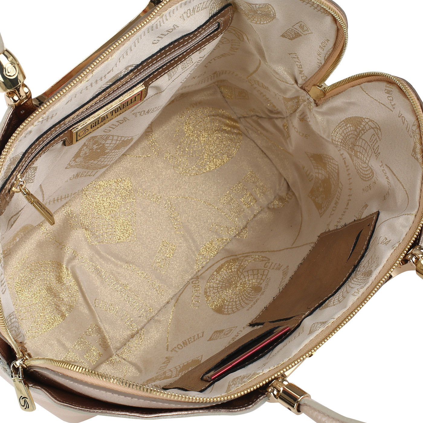 Классическая сумка Gilda Tonelli Niagara Lamin