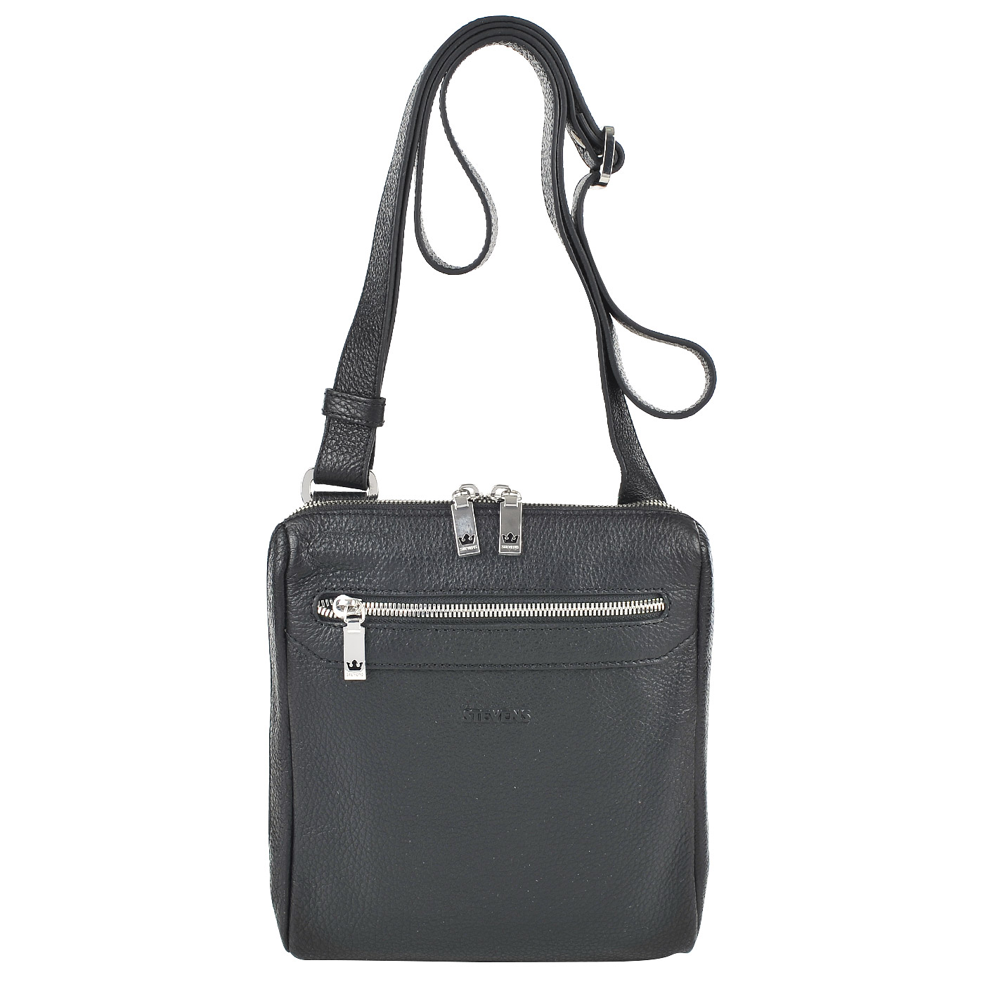 Stevens Мужская кожаная сумка через плечо