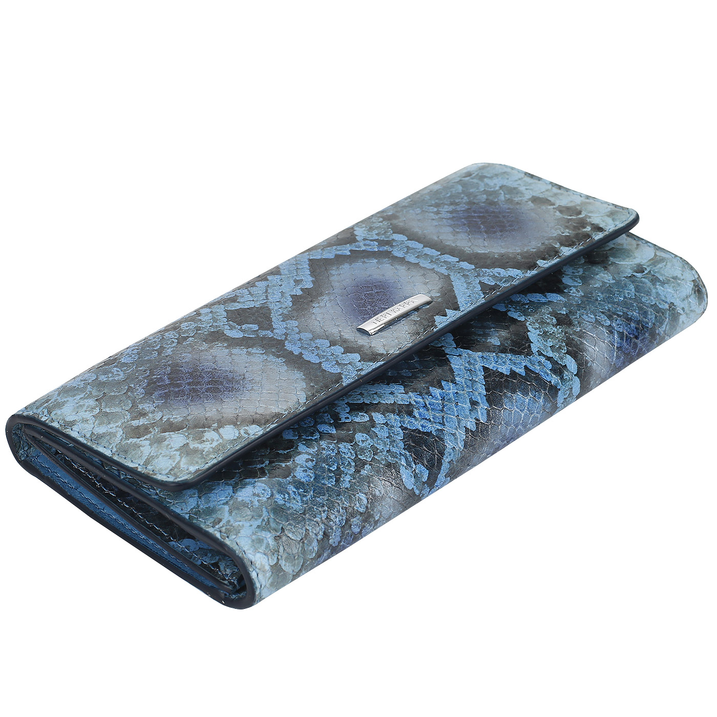 Кошелек с отделкой под кожу питона Neri Karra 