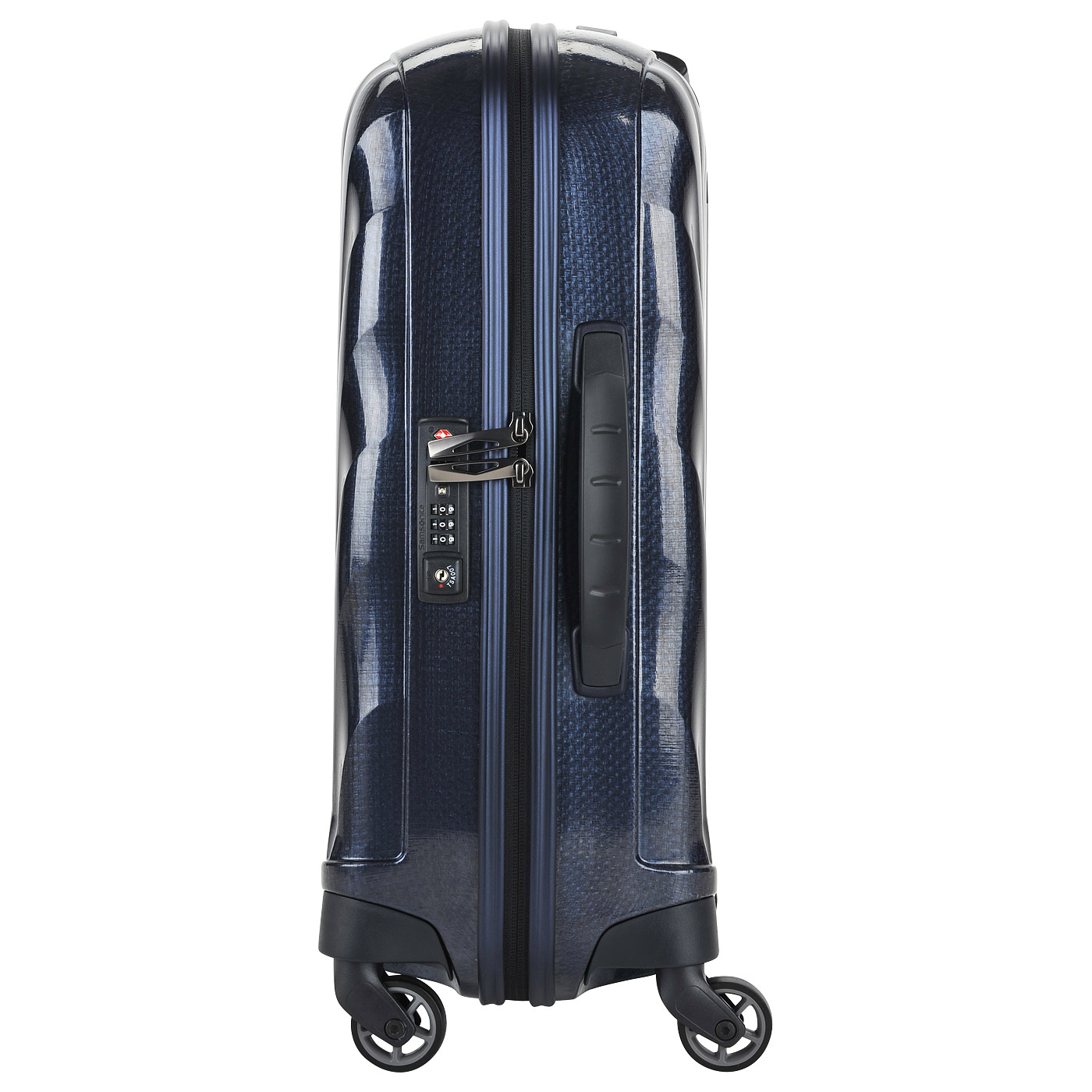 Чемодан для ручной клади из материала Curv с кодовым замком Samsonite Cosmolite